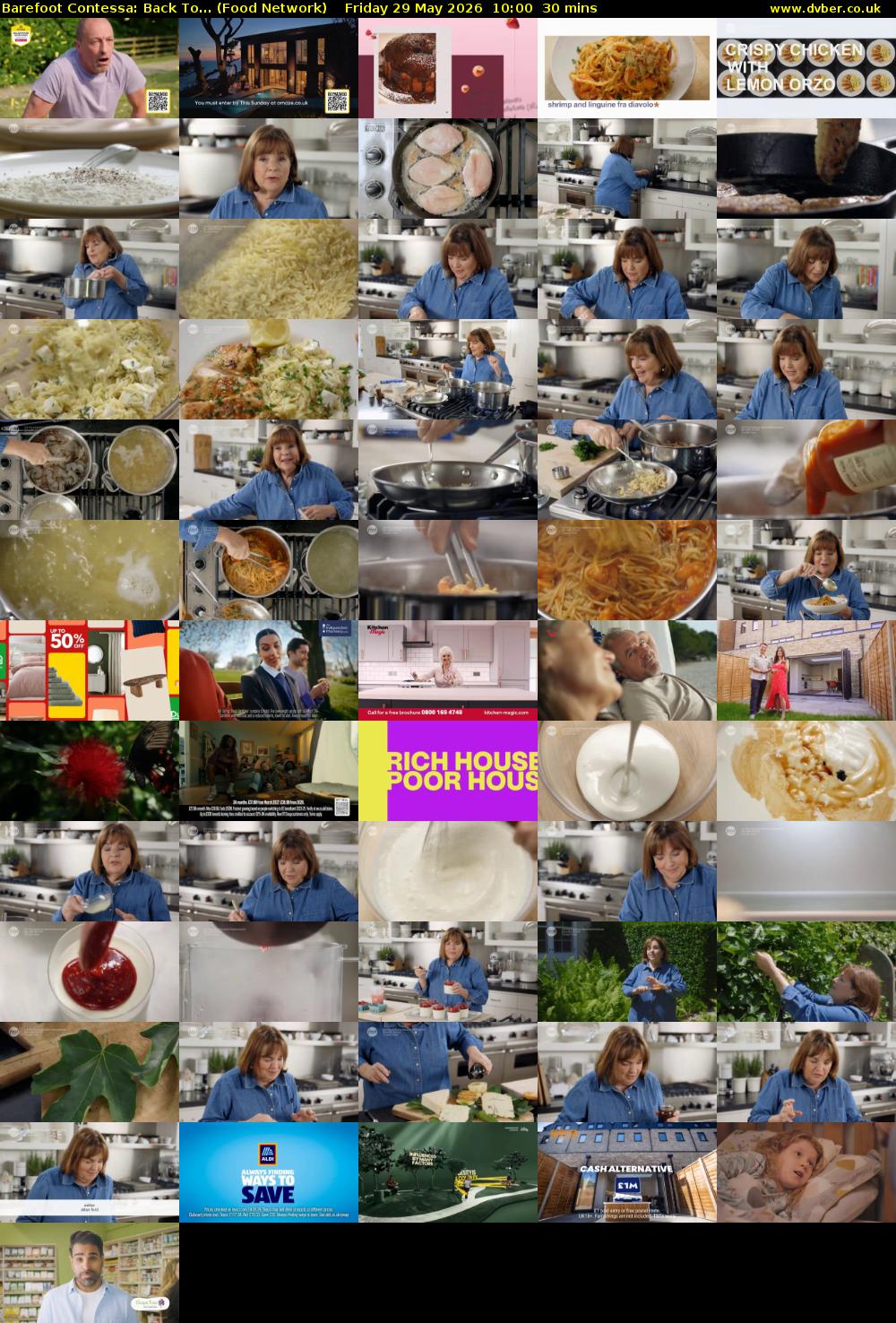 Barefoot Contessa: Back To... (Food Network) Friday 29 May 2026 10:00 - 10:30