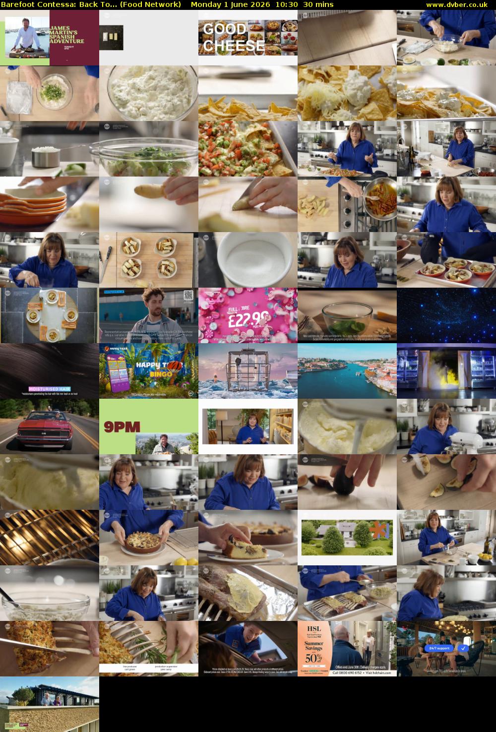 Barefoot Contessa: Back To... (Food Network) Monday 1 June 2026 10:30 - 11:00