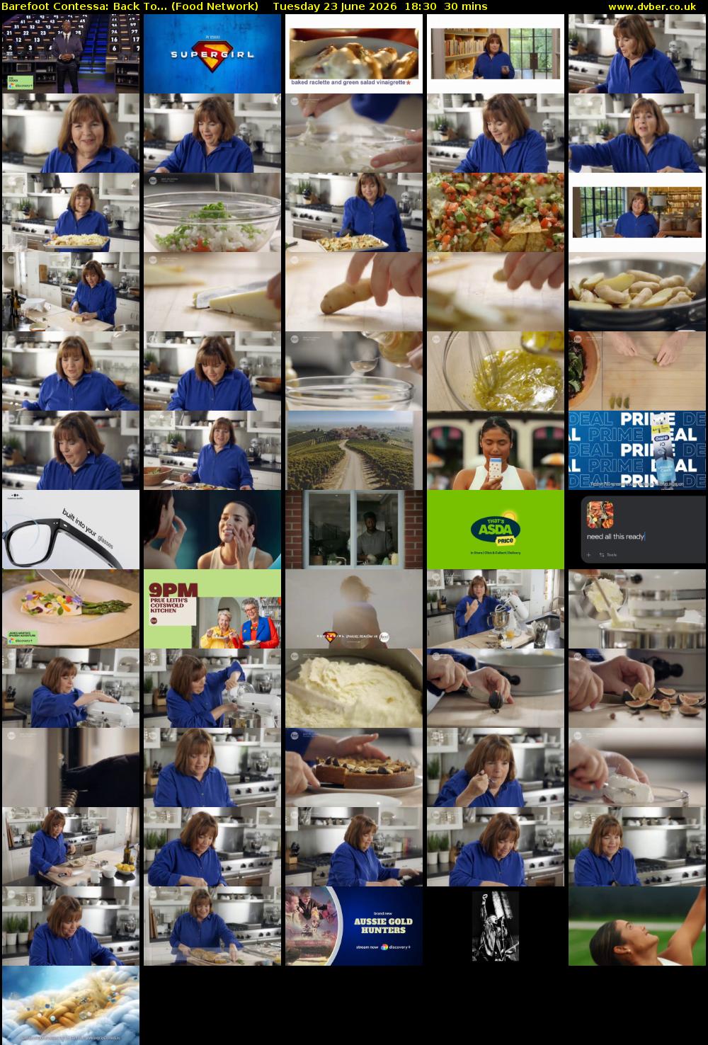 Barefoot Contessa: Back To... (Food Network) Tuesday 23 June 2026 18:30 - 19:00