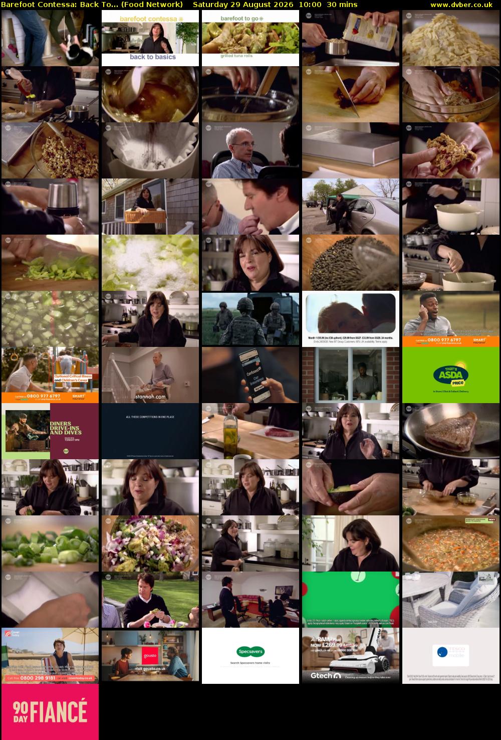 Barefoot Contessa: Back To... (Food Network) Saturday 29 August 2026 10:00 - 10:30