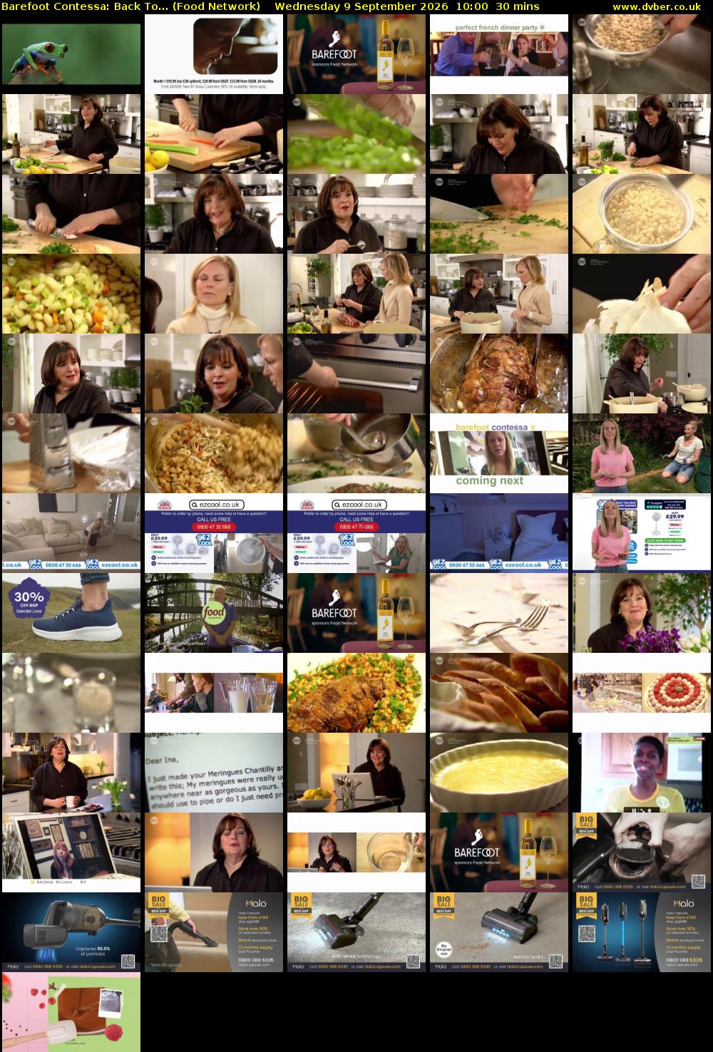 Barefoot Contessa: Back To... (Food Network) Wednesday 9 September 2026 10:00 - 10:30