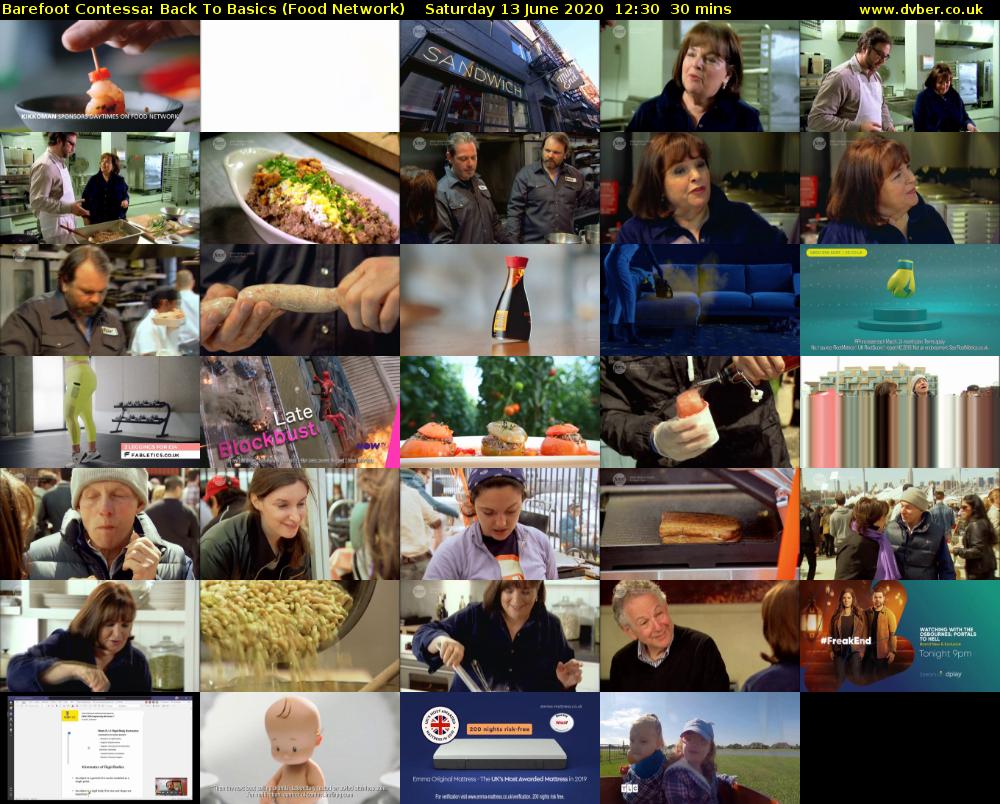 Barefoot Contessa: Back to Basics (Food Network) Saturday 13 June 2020 12:30 - 13:00