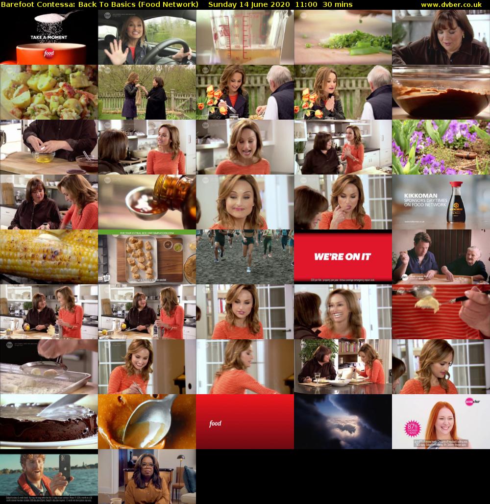 Barefoot Contessa: Back to Basics (Food Network) Sunday 14 June 2020 11:00 - 11:30