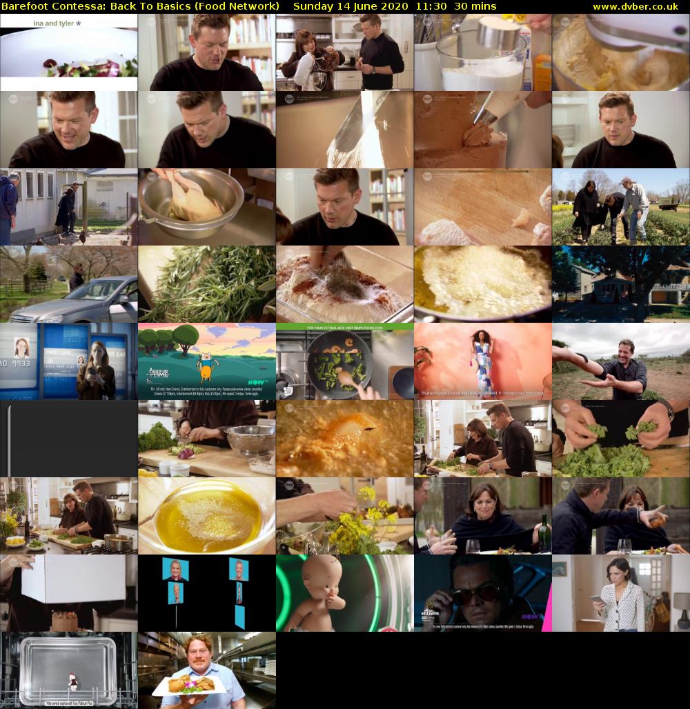 Barefoot Contessa: Back to Basics (Food Network) Sunday 14 June 2020 11:30 - 12:00
