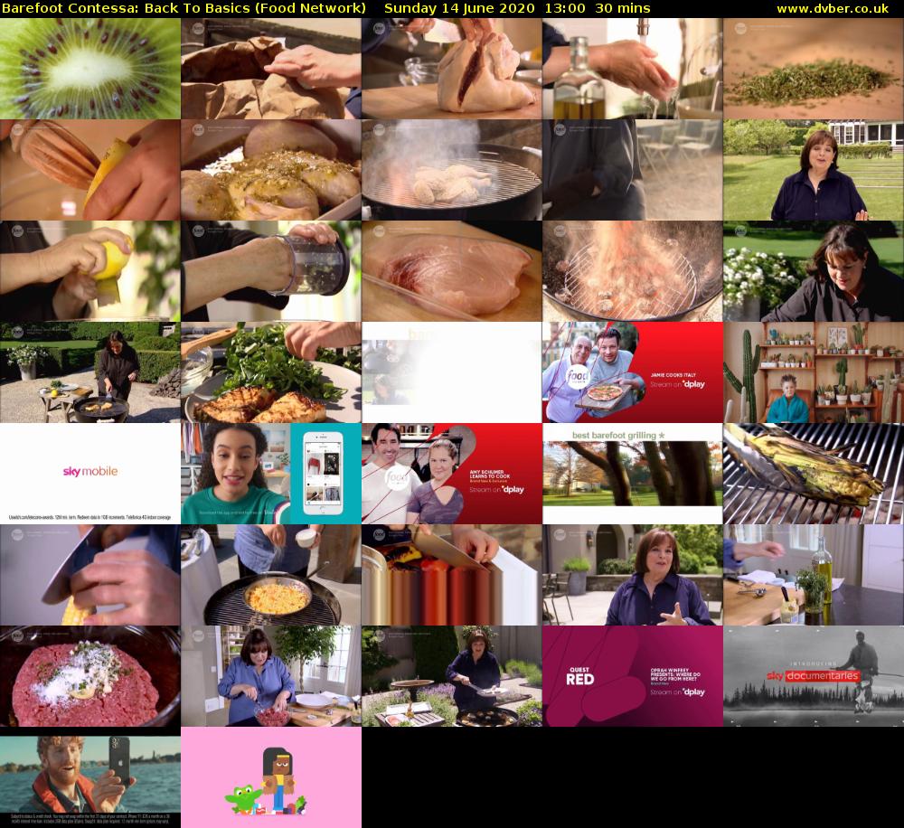Barefoot Contessa: Back to Basics (Food Network) Sunday 14 June 2020 13:00 - 13:30