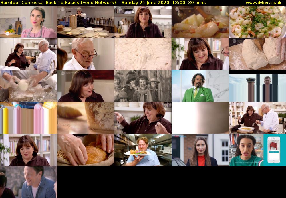 Barefoot Contessa: Back to Basics (Food Network) Sunday 21 June 2020 13:00 - 13:30