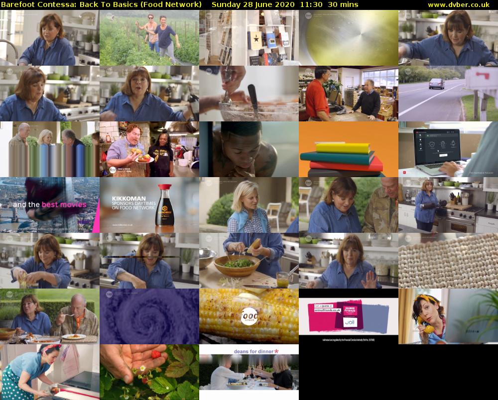 Barefoot Contessa: Back to Basics (Food Network) Sunday 28 June 2020 11:30 - 12:00