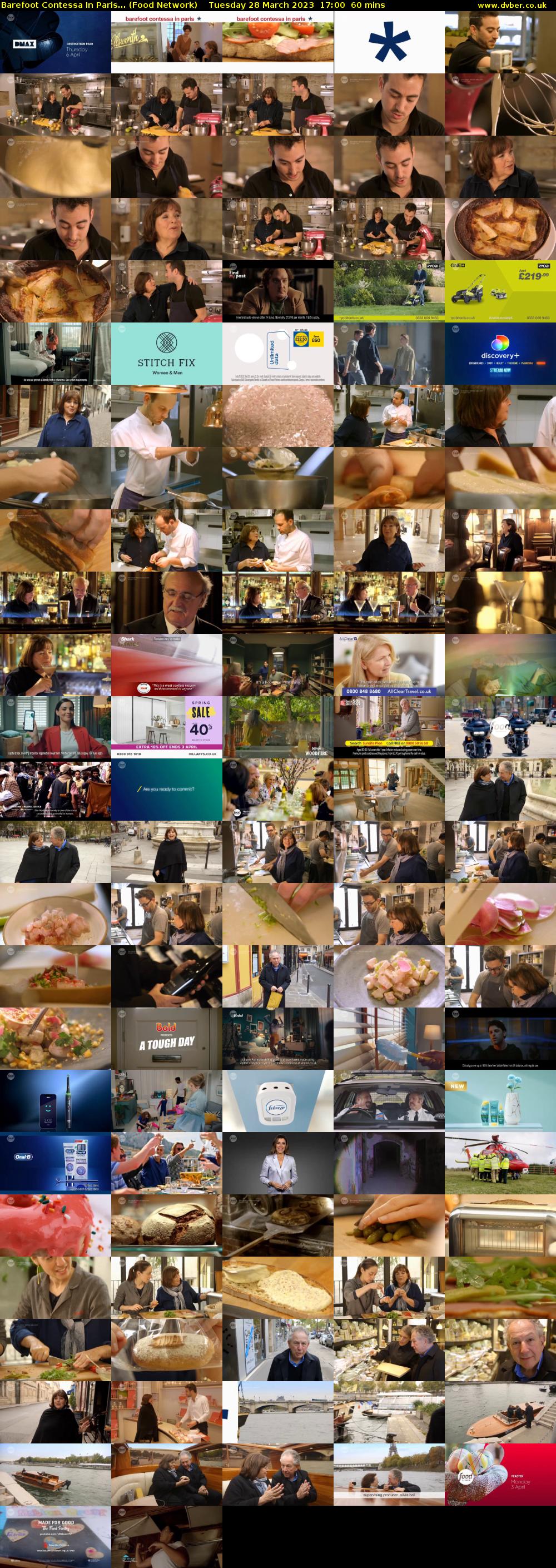 Barefoot Contessa In Paris... (Food Network) Tuesday 28 March 2023 17:00 - 18:00