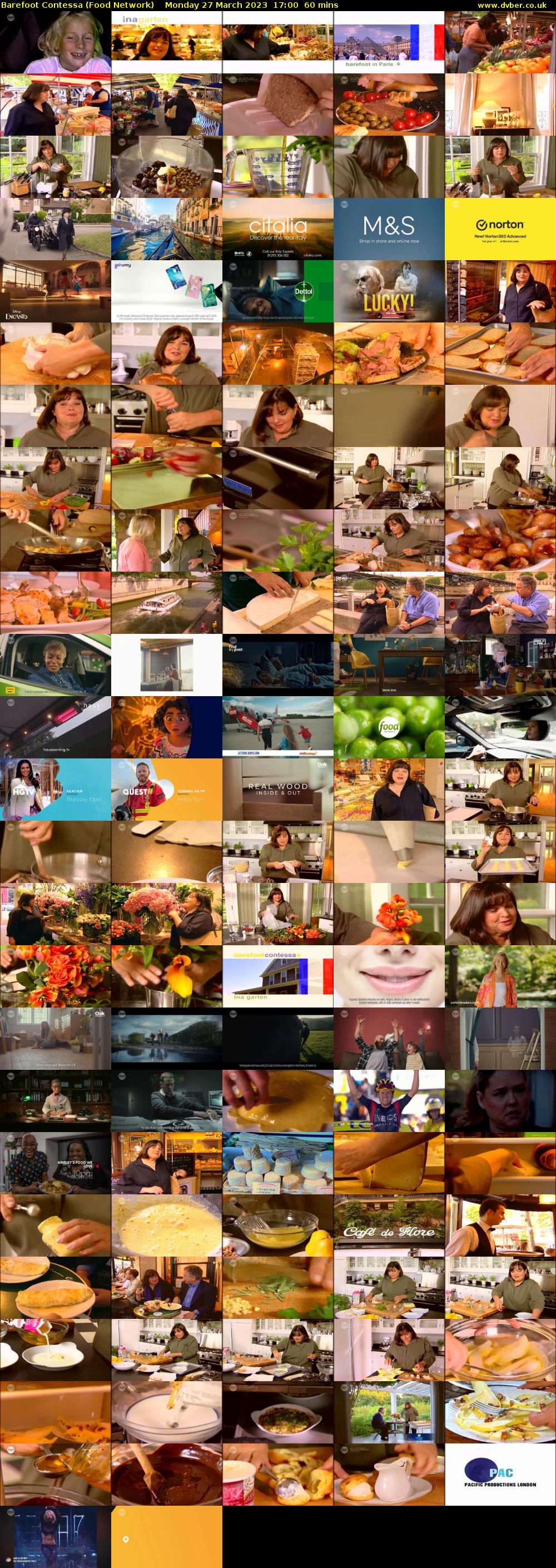 Barefoot Contessa (Food Network) Monday 27 March 2023 17:00 - 18:00