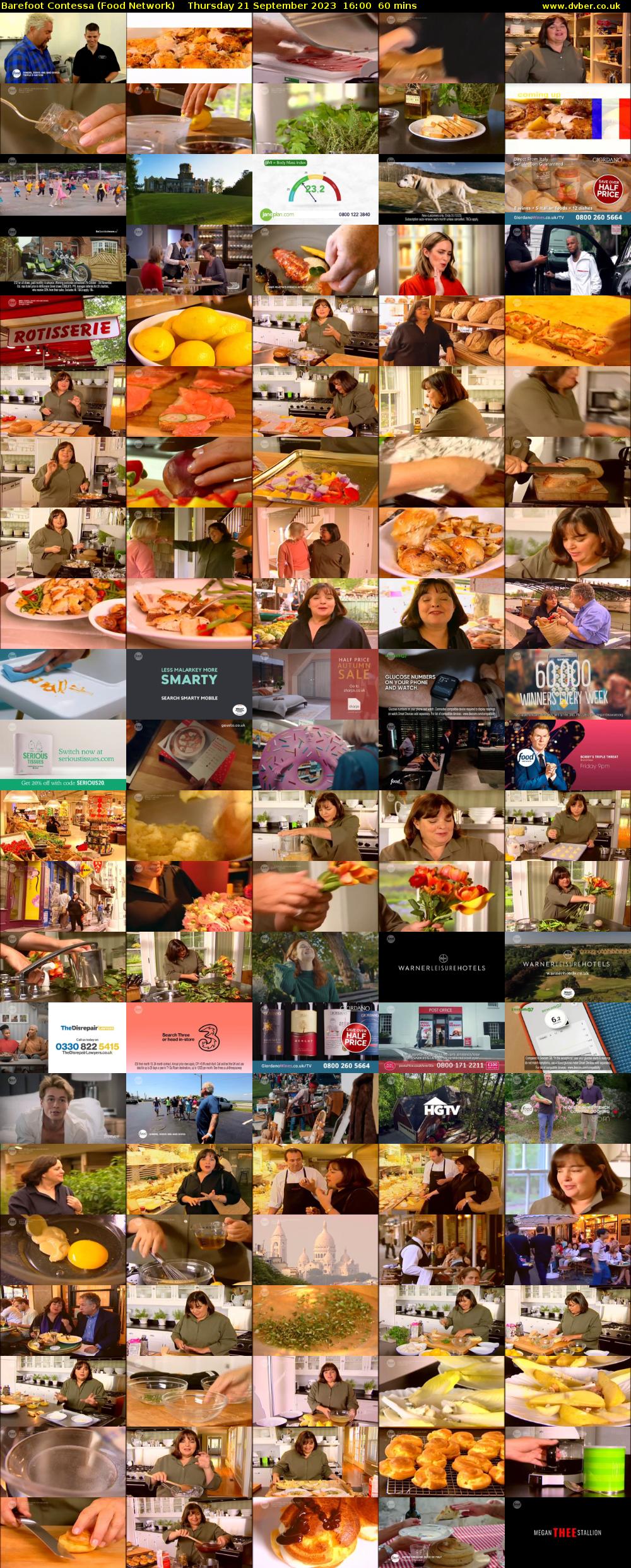 Barefoot Contessa (Food Network) Thursday 21 September 2023 16:00 - 17:00