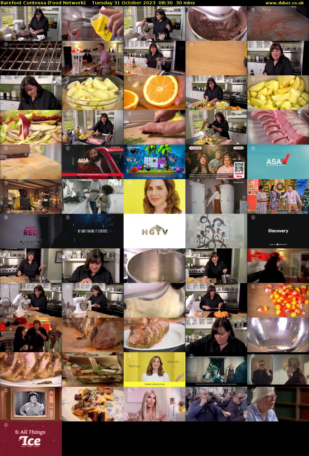 Barefoot Contessa (Food Network) Tuesday 31 October 2023 08:30 - 09:00