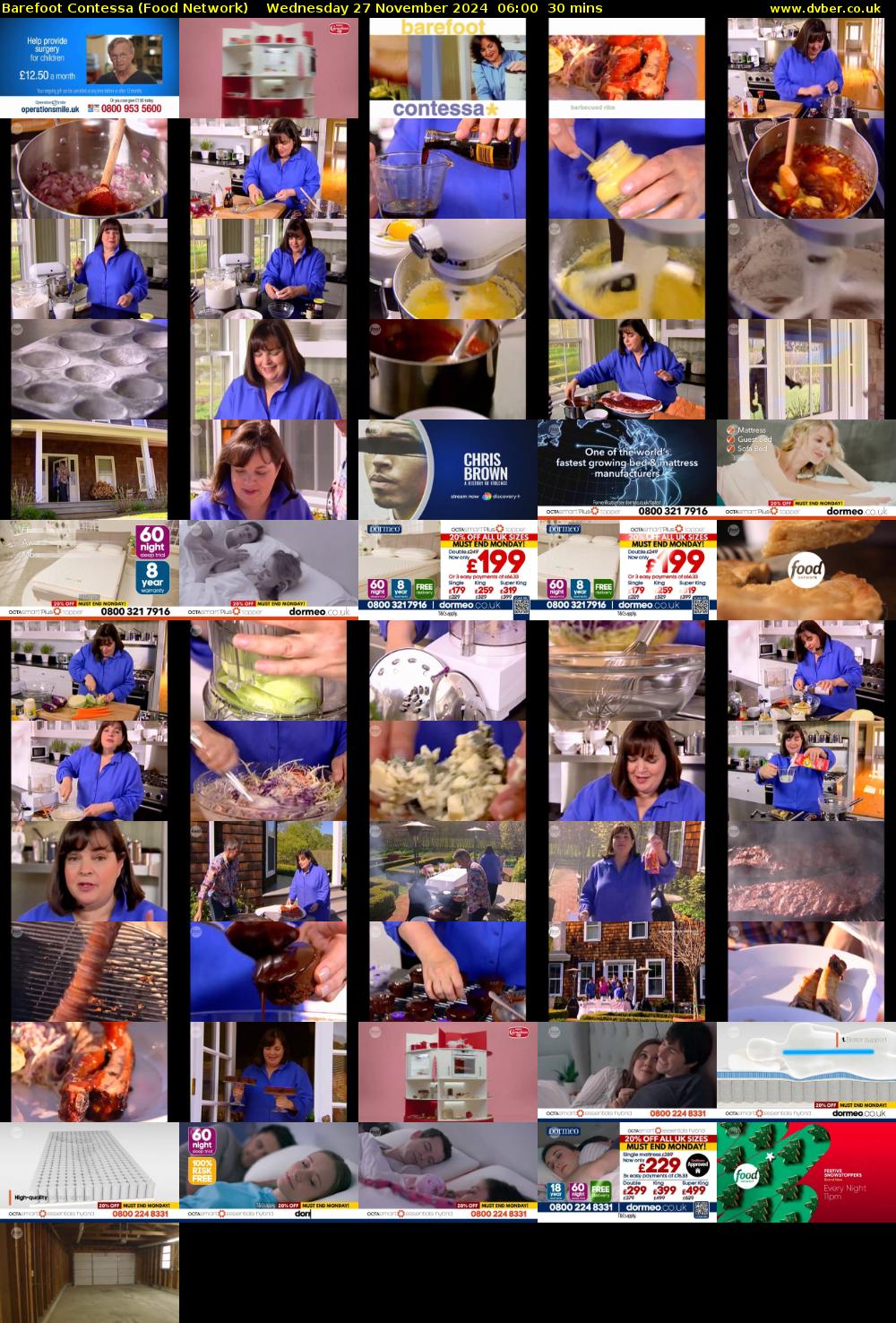 Barefoot Contessa (Food Network) Wednesday 27 November 2024 06:00 - 06:30