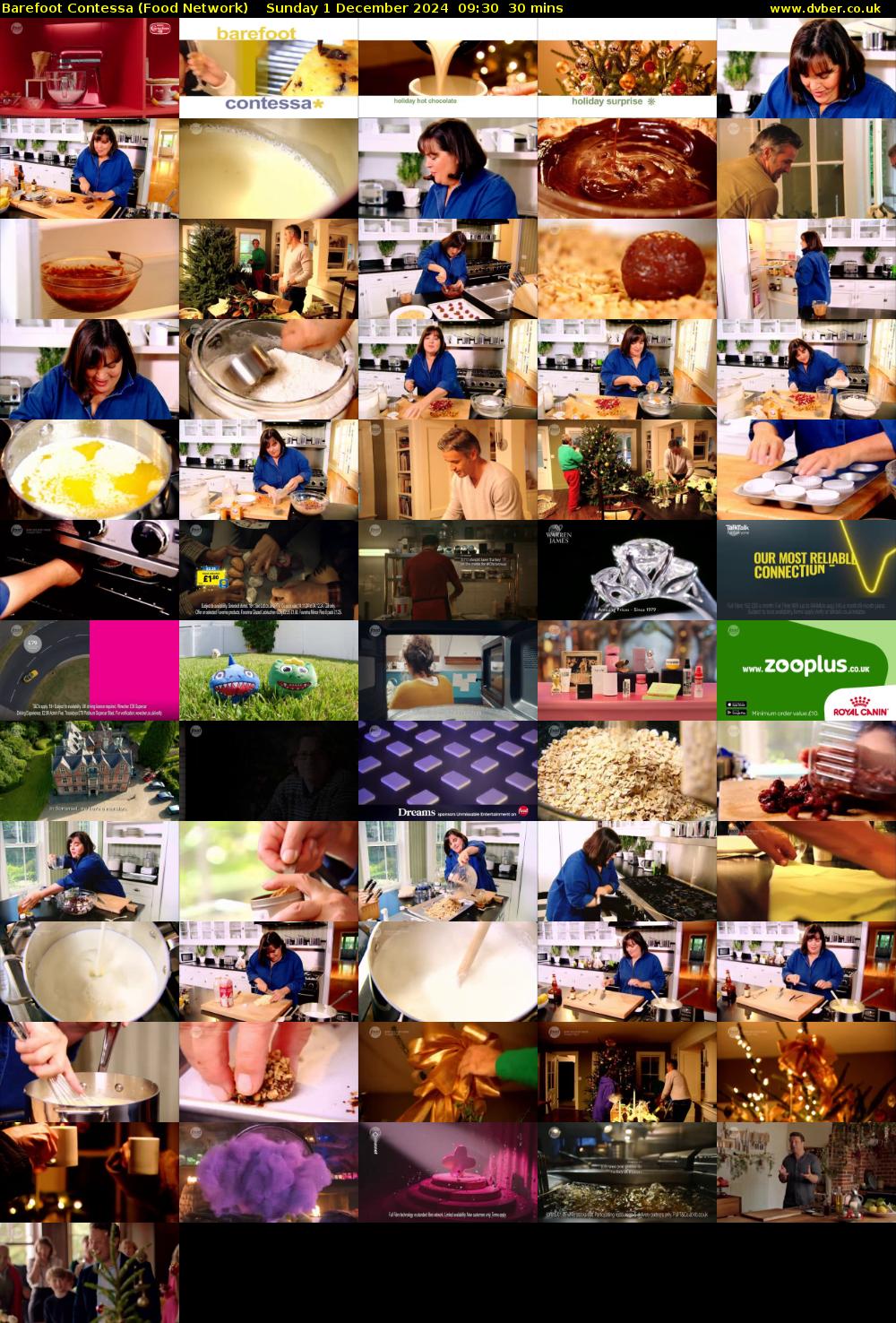 Barefoot Contessa (Food Network) Sunday 1 December 2024 09:30 - 10:00