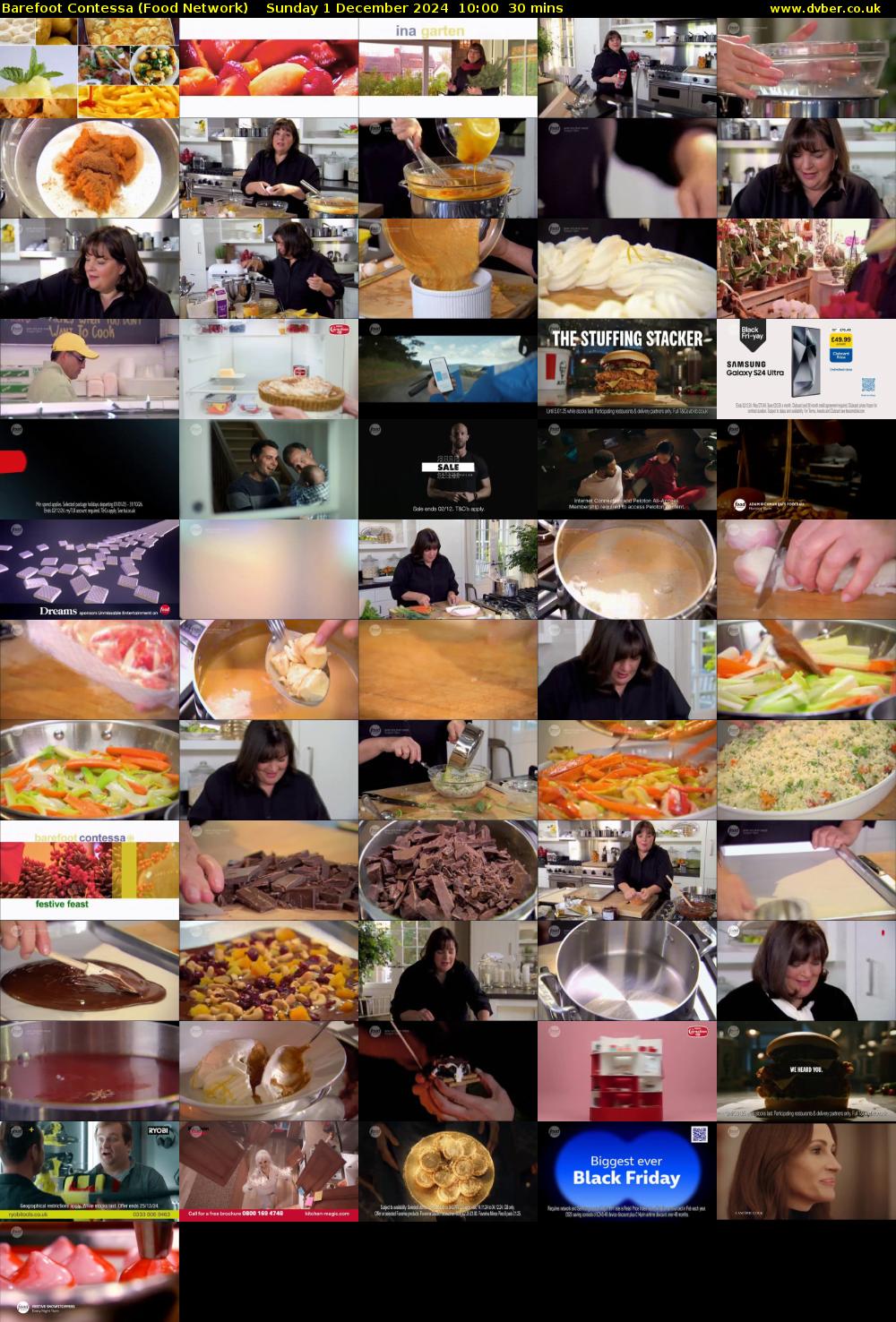 Barefoot Contessa (Food Network) Sunday 1 December 2024 10:00 - 10:30