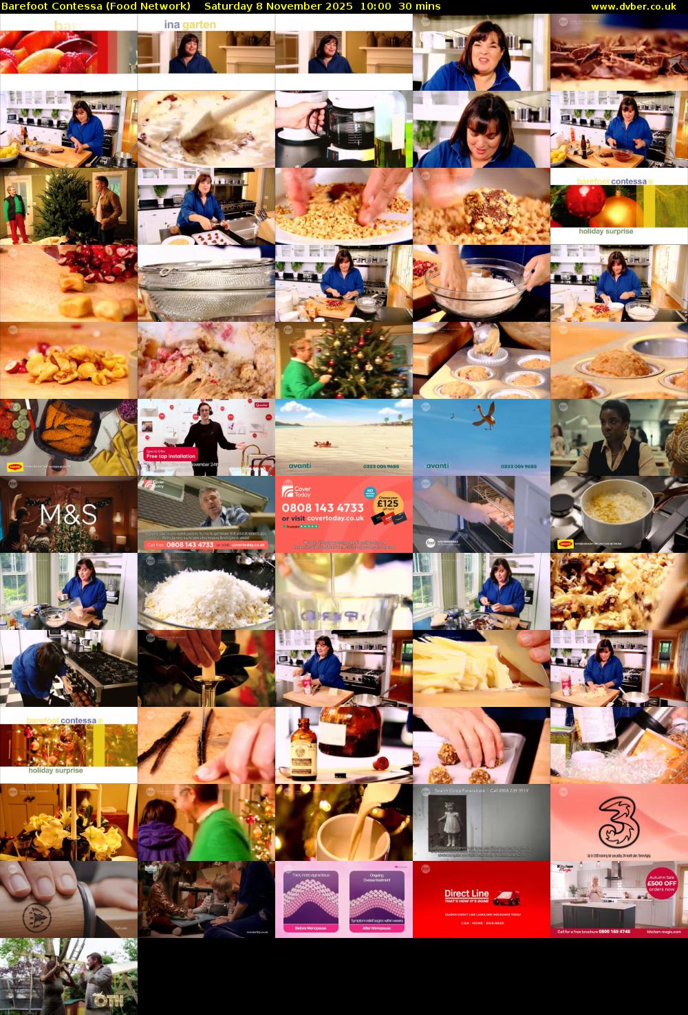 Barefoot Contessa (Food Network) Saturday 8 November 2025 10:00 - 10:30