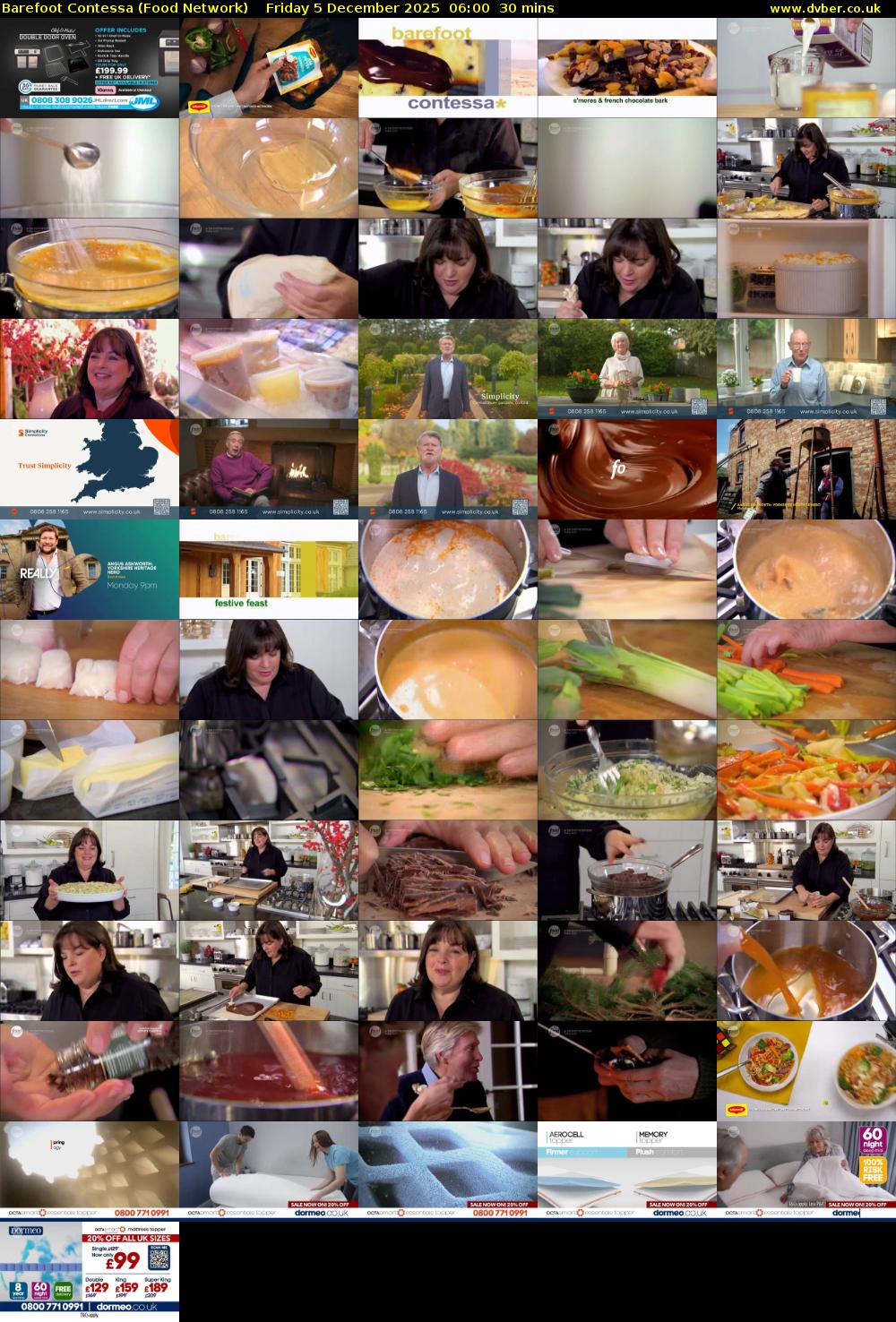 Barefoot Contessa (Food Network) Friday 5 December 2025 06:00 - 06:30