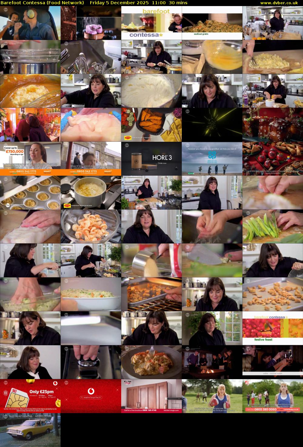 Barefoot Contessa (Food Network) Friday 5 December 2025 11:00 - 11:30