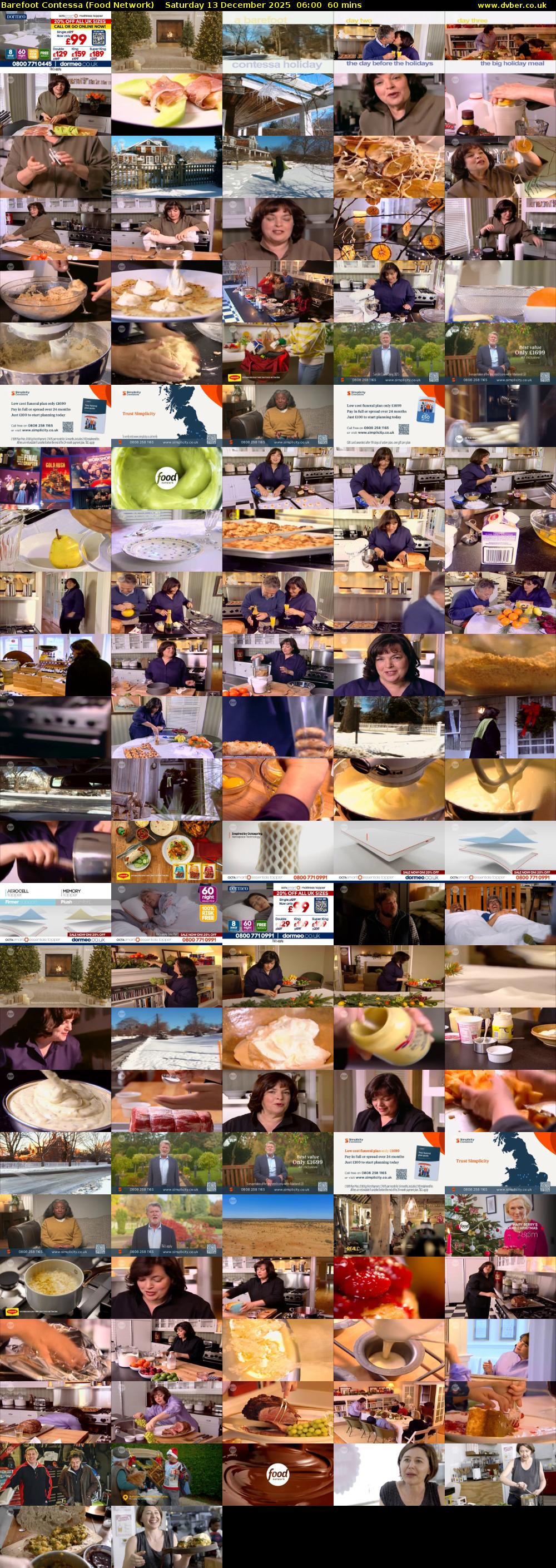 Barefoot Contessa (Food Network) Saturday 13 December 2025 06:00 - 07:00
