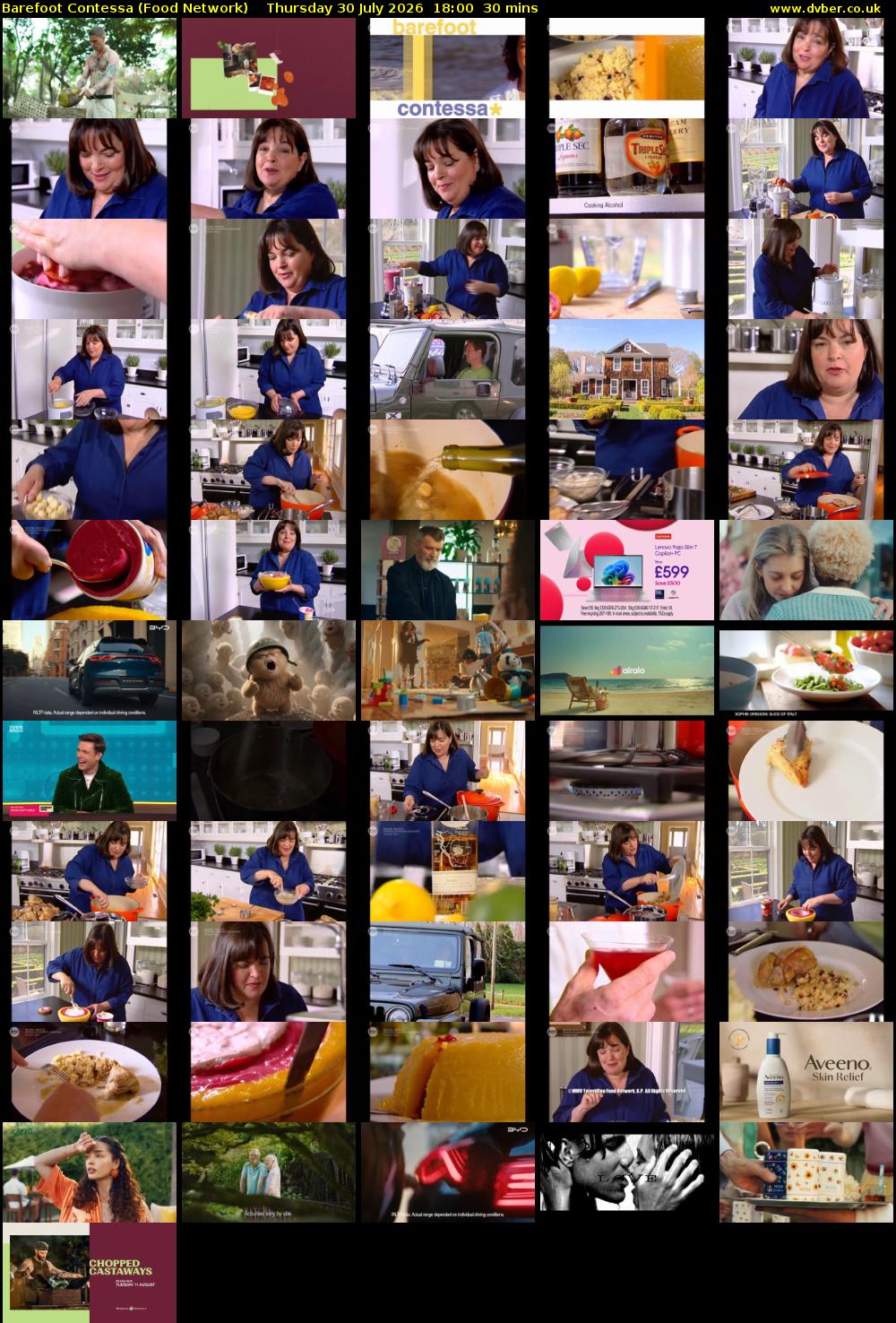Barefoot Contessa (Food Network) Thursday 30 July 2026 18:00 - 18:30