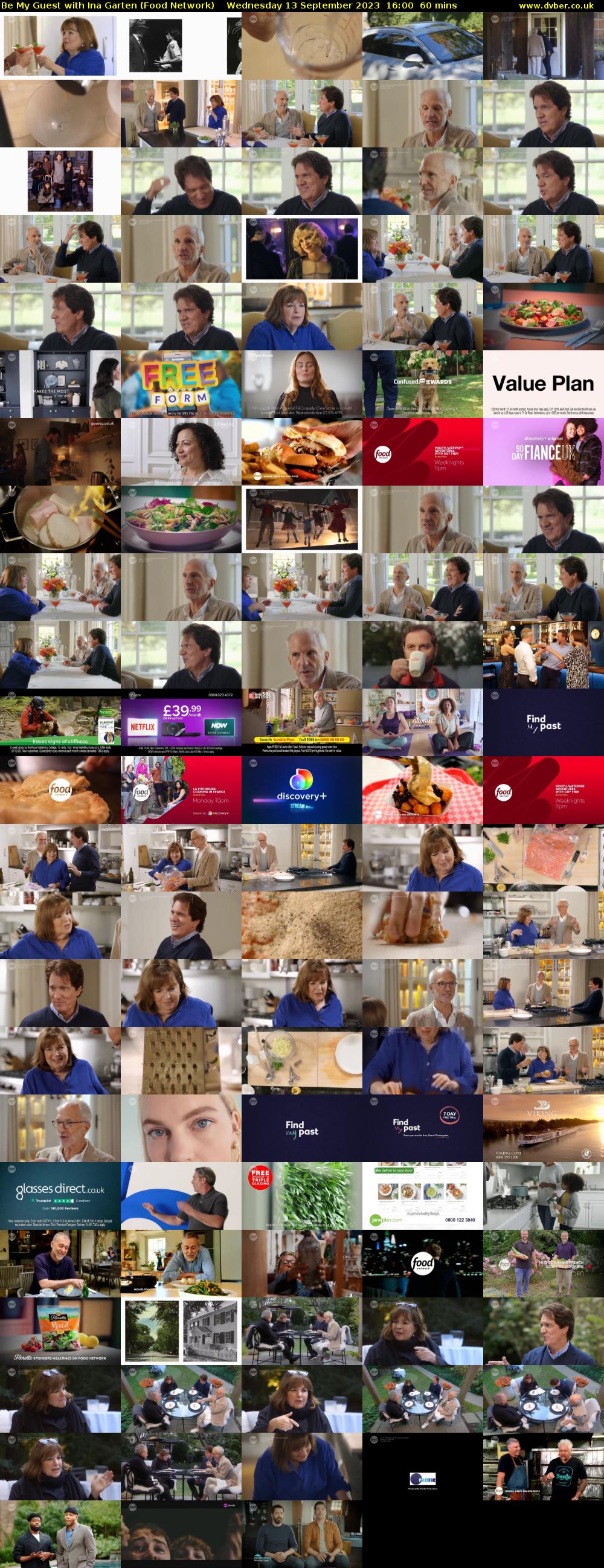 Be My Guest with Ina Garten (Food Network) Wednesday 13 September 2023 16:00 - 17:00