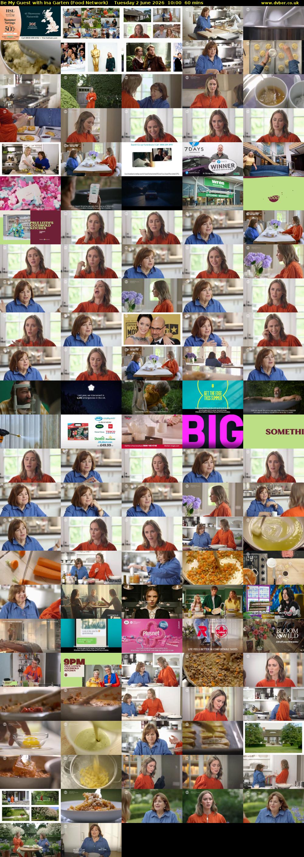 Be My Guest with Ina Garten (Food Network) Tuesday 2 June 2026 10:00 - 11:00