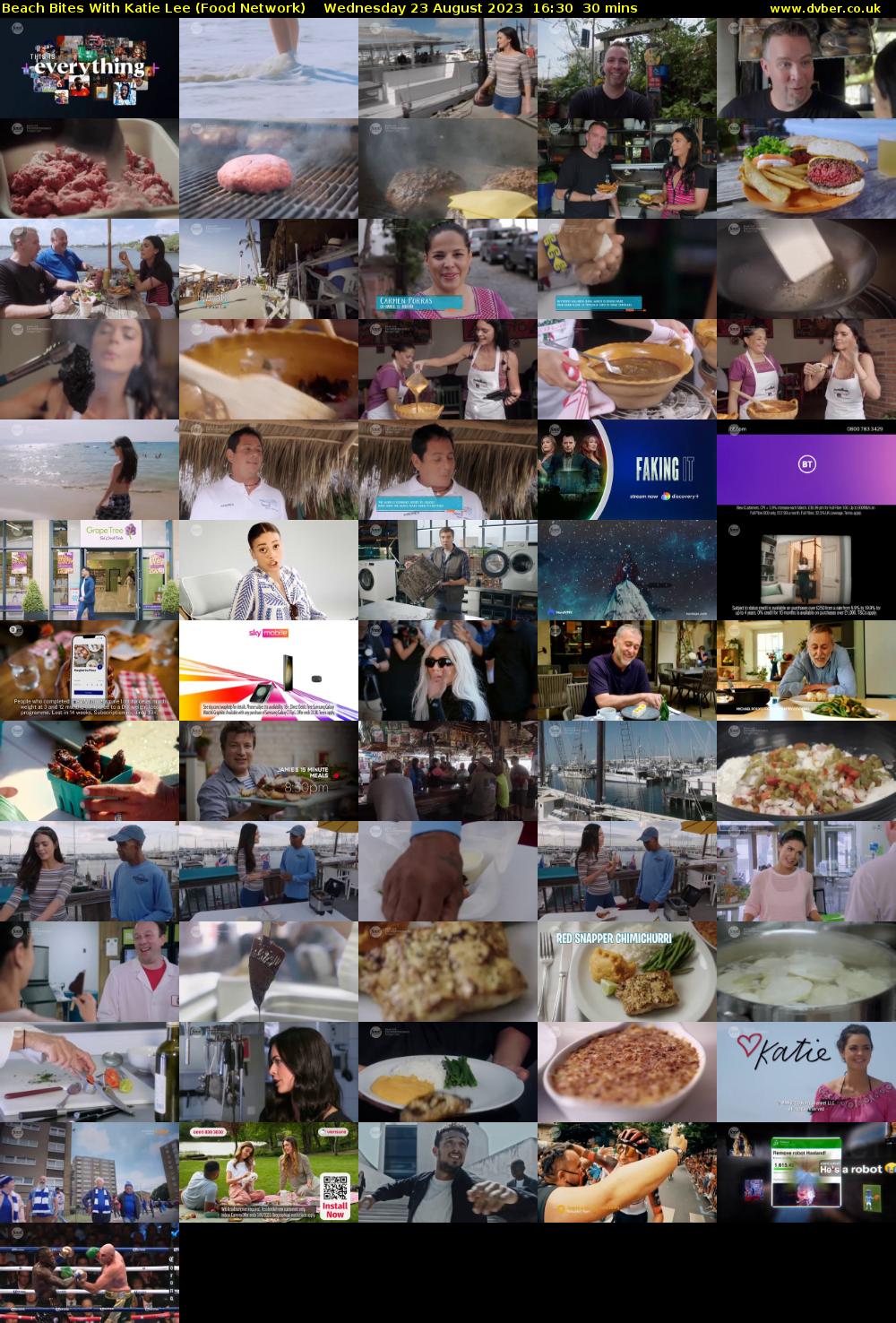 Beach Bites with Katie Lee (Food Network) Wednesday 23 August 2023 16:30 - 17:00