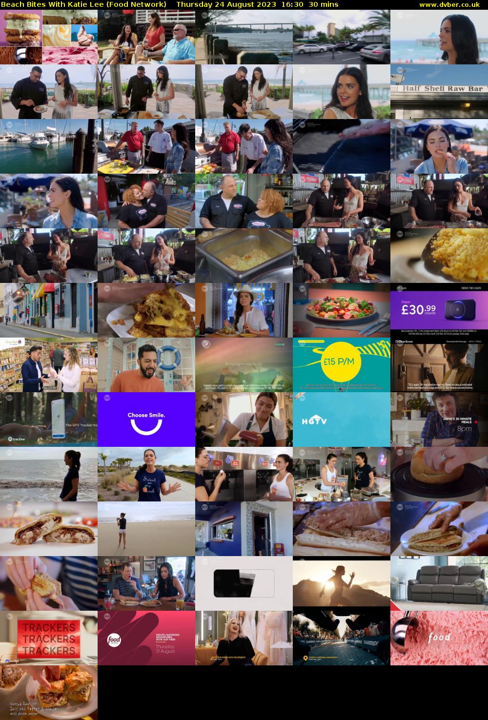 Beach Bites with Katie Lee (Food Network) Thursday 24 August 2023 16:30 - 17:00