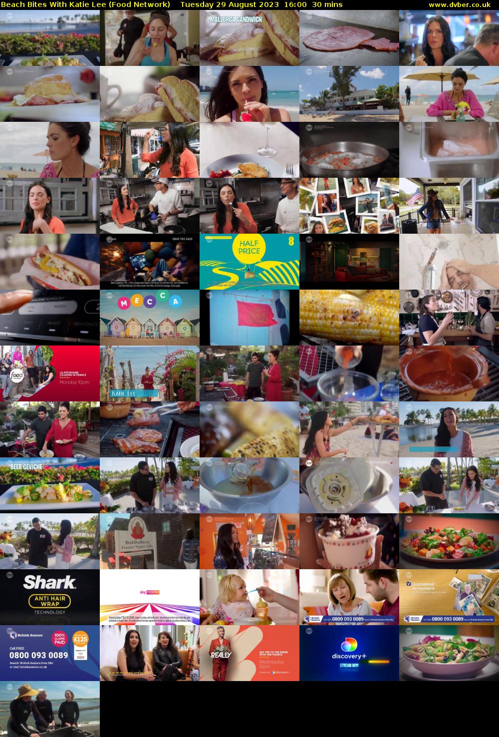 Beach Bites with Katie Lee (Food Network) Tuesday 29 August 2023 16:00 - 16:30