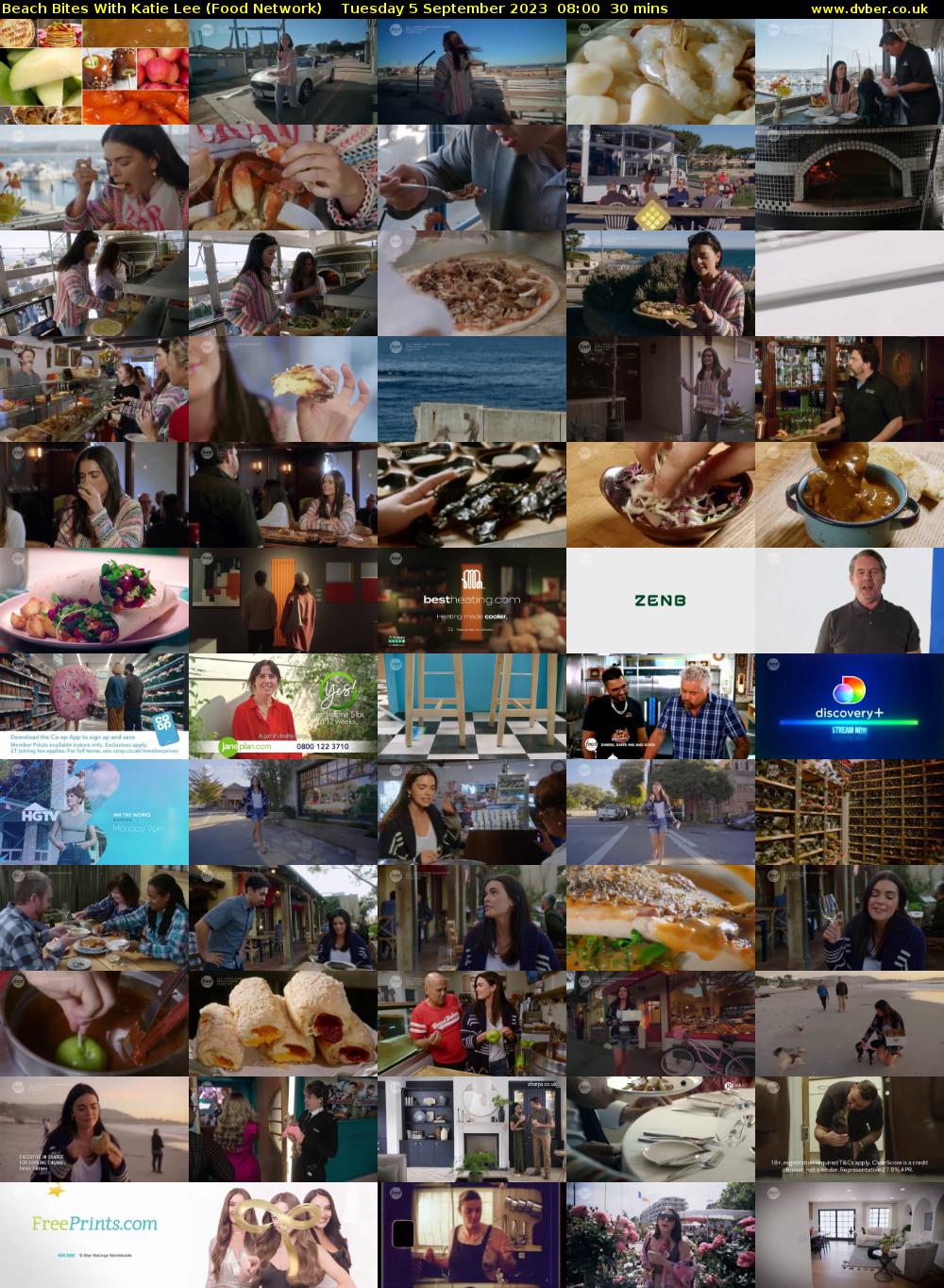Beach Bites with Katie Lee (Food Network) Tuesday 5 September 2023 08:00 - 08:30