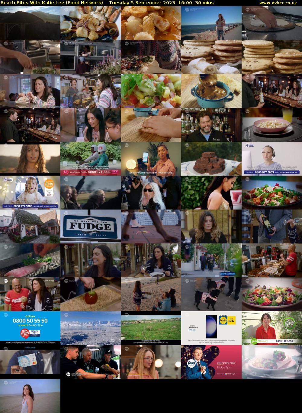 Beach Bites with Katie Lee (Food Network) Tuesday 5 September 2023 16:00 - 16:30
