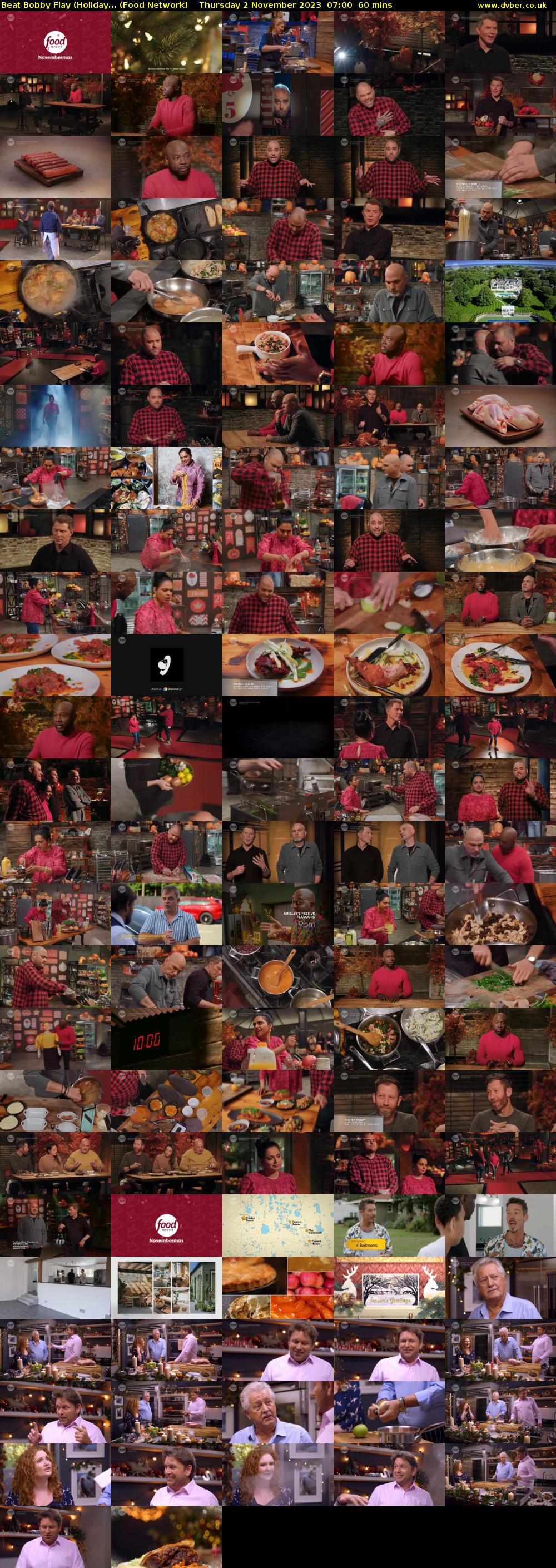 Beat Bobby Flay (Holiday... (Food Network) Thursday 2 November 2023 07:00 - 08:00