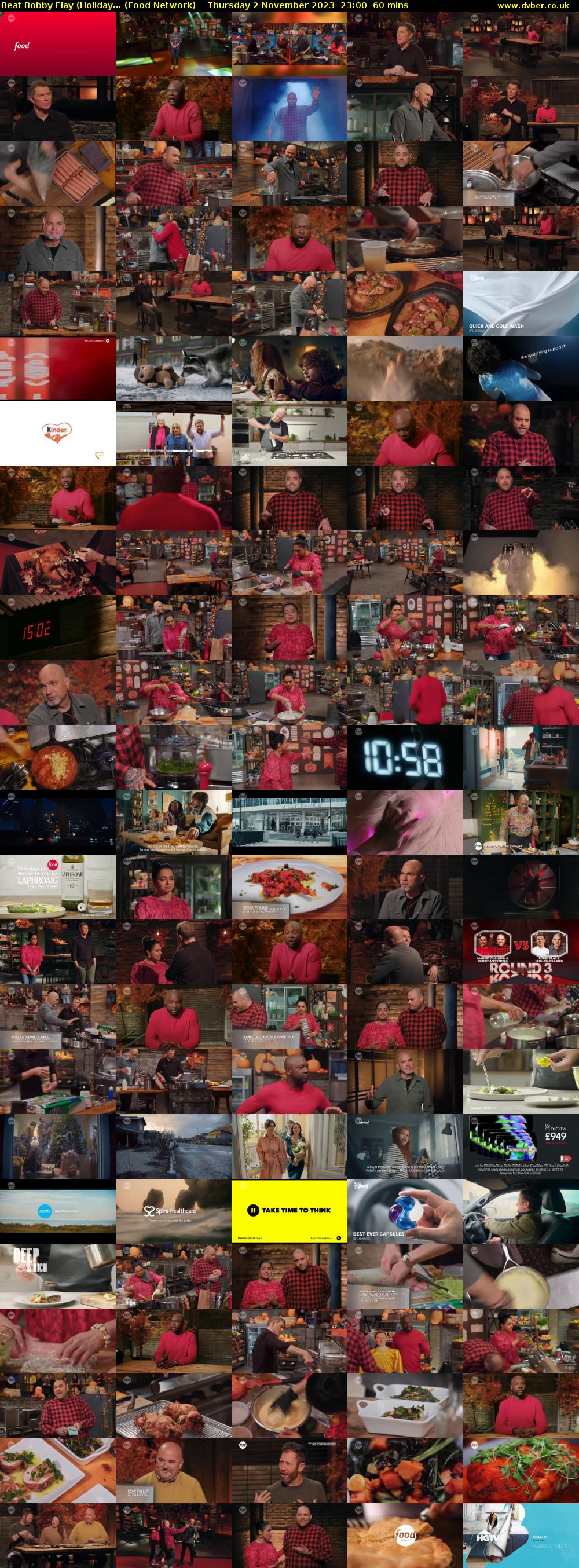 Beat Bobby Flay (Holiday... (Food Network) Thursday 2 November 2023 23:00 - 00:00
