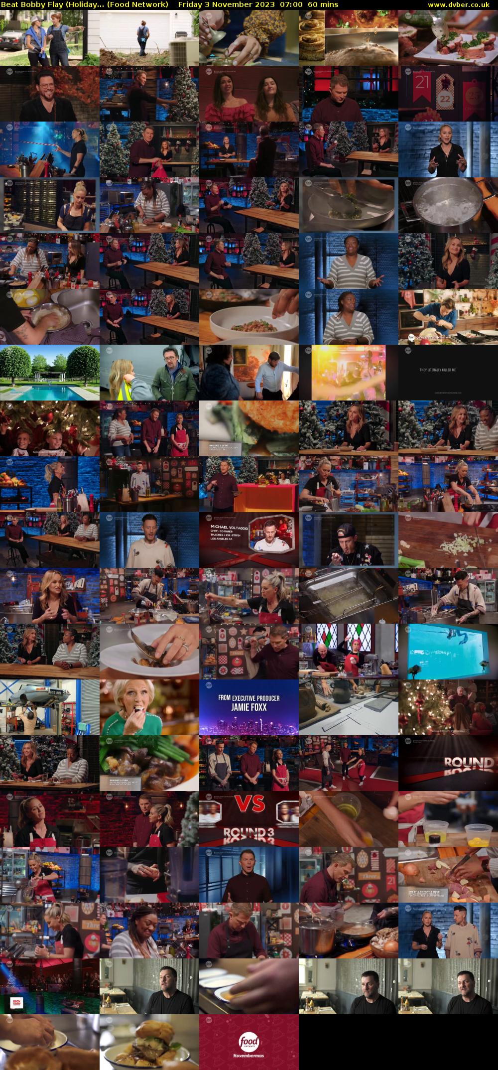 Beat Bobby Flay (Holiday... (Food Network) Friday 3 November 2023 07:00 - 08:00