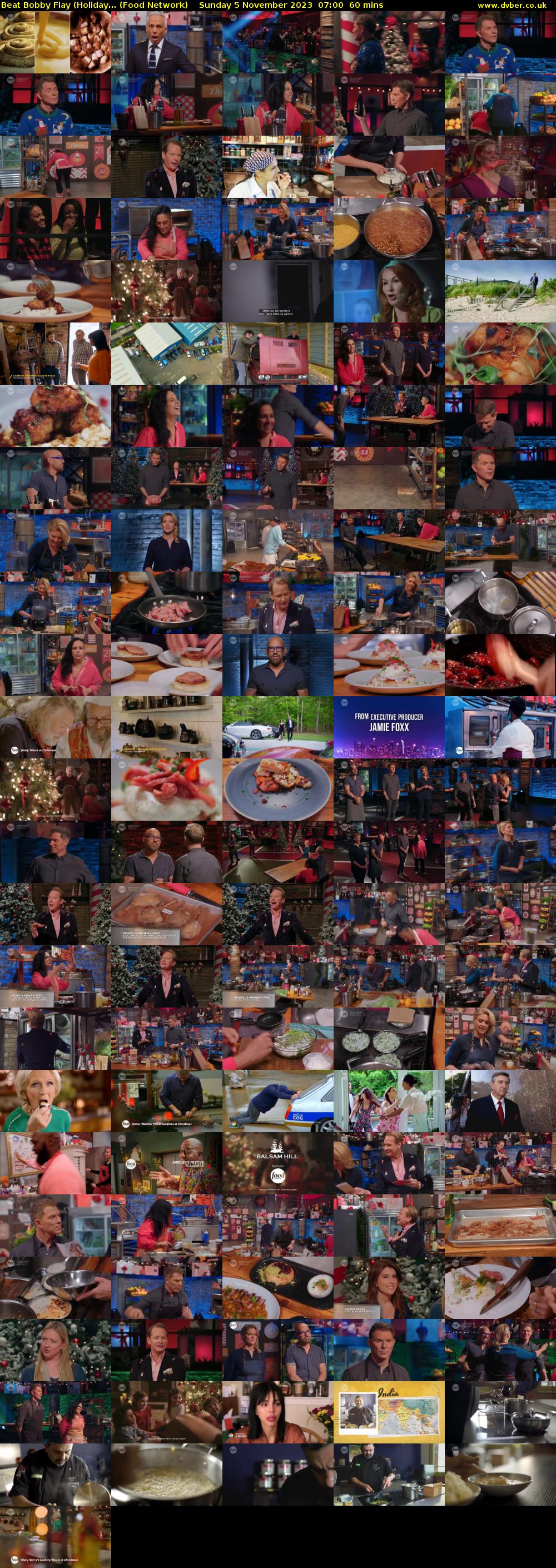 Beat Bobby Flay (Holiday... (Food Network) Sunday 5 November 2023 07:00 - 08:00