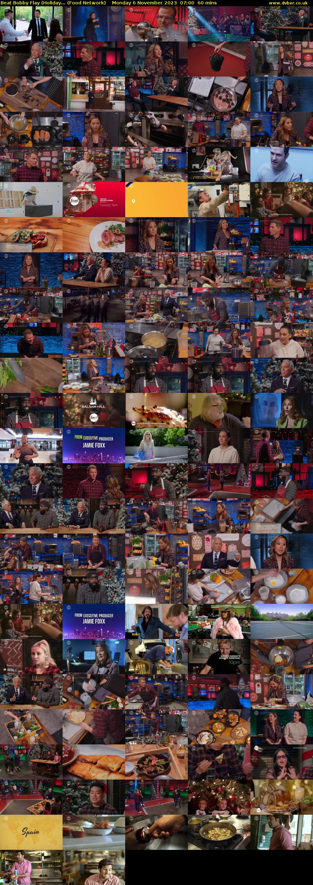 Beat Bobby Flay (Holiday... (Food Network) Monday 6 November 2023 07:00 - 08:00