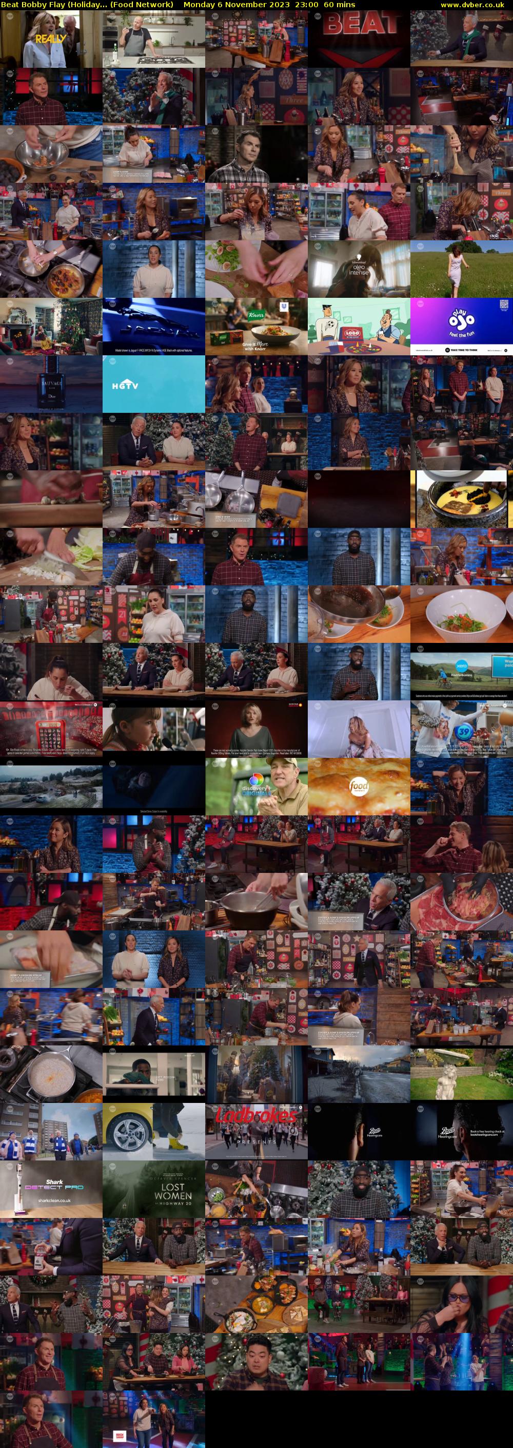 Beat Bobby Flay (Holiday... (Food Network) Monday 6 November 2023 23:00 - 00:00