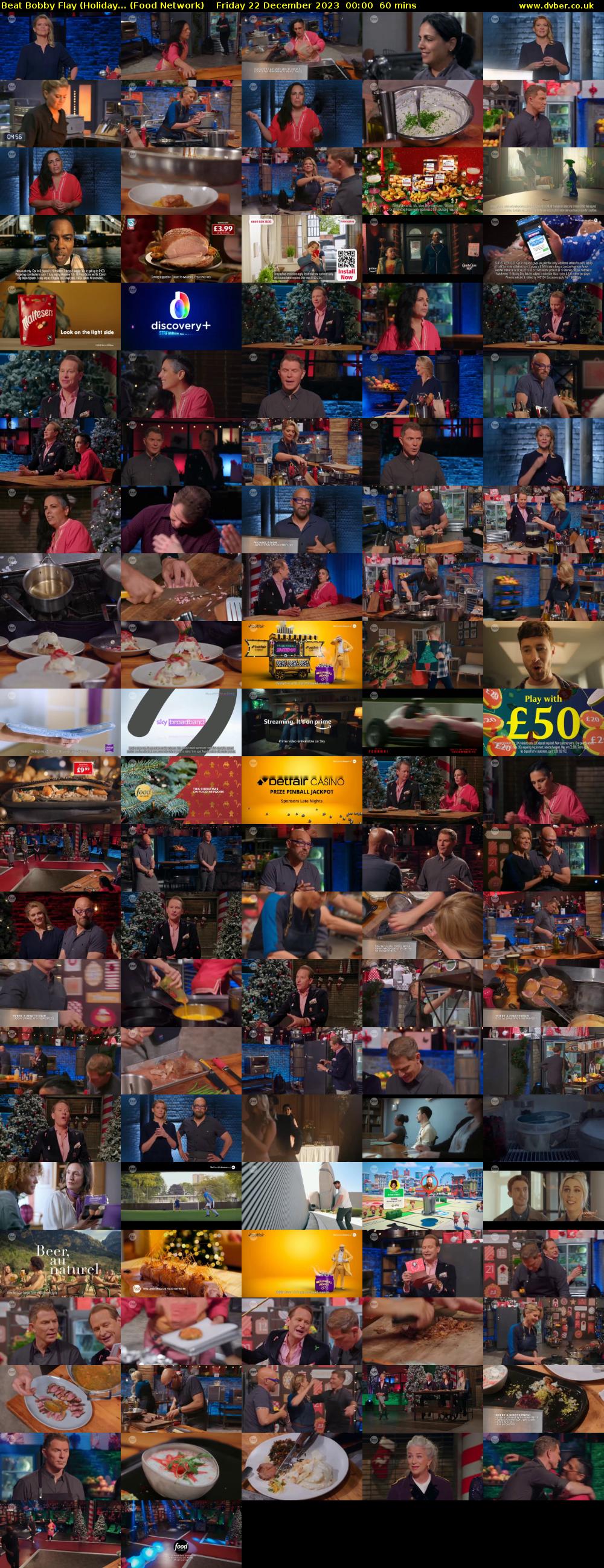 Beat Bobby Flay (Holiday... (Food Network) Friday 22 December 2023 00:00 - 01:00