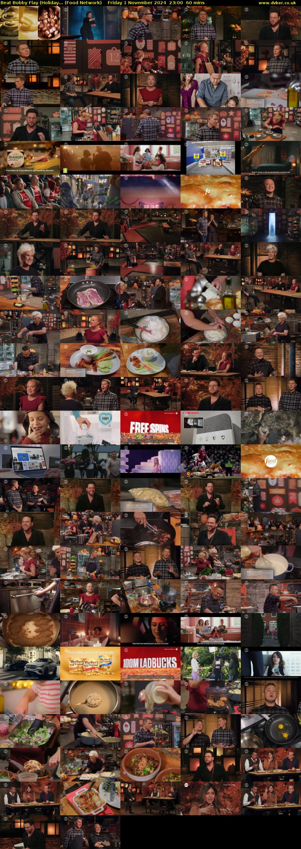 Beat Bobby Flay (Holiday... (Food Network) Friday 1 November 2024 23:00 - 00:00
