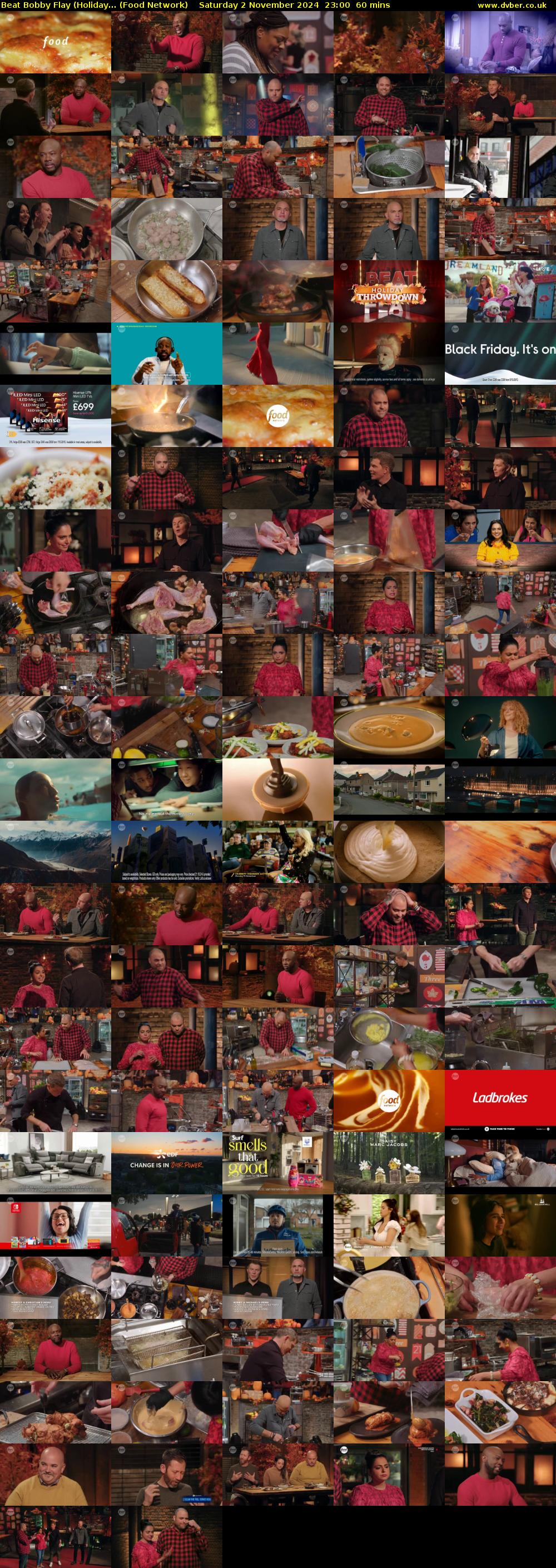 Beat Bobby Flay (Holiday... (Food Network) Saturday 2 November 2024 23:00 - 00:00