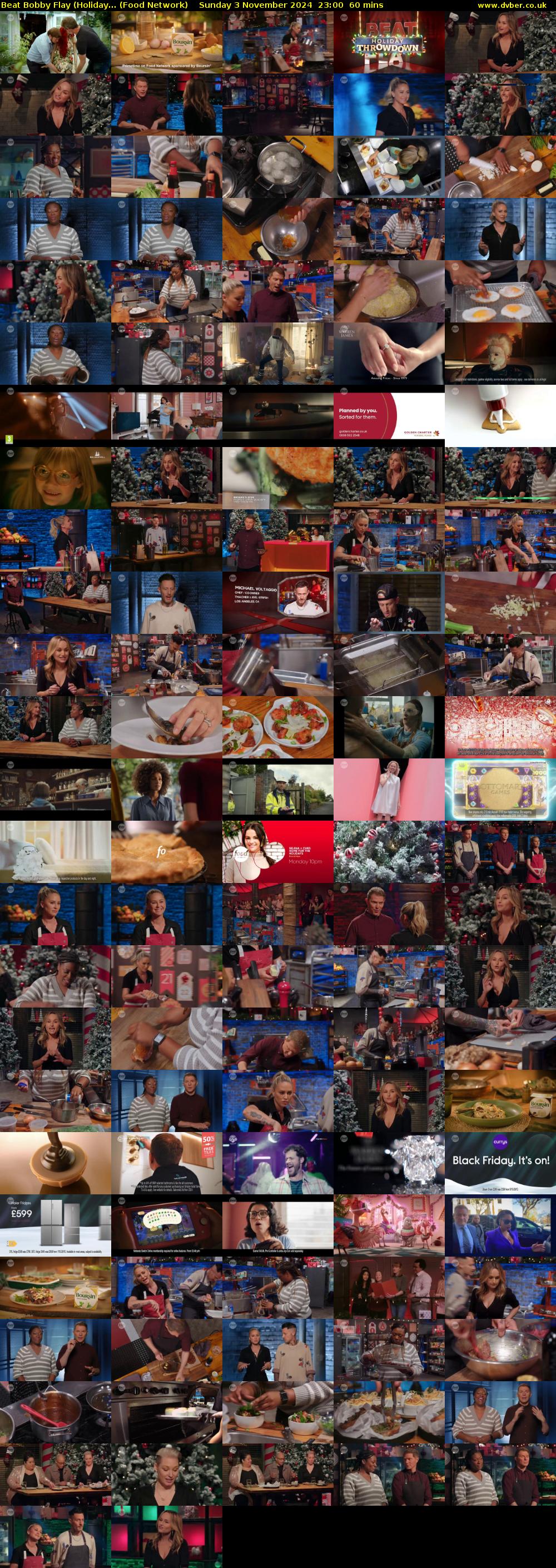 Beat Bobby Flay (Holiday... (Food Network) Sunday 3 November 2024 23:00 - 00:00
