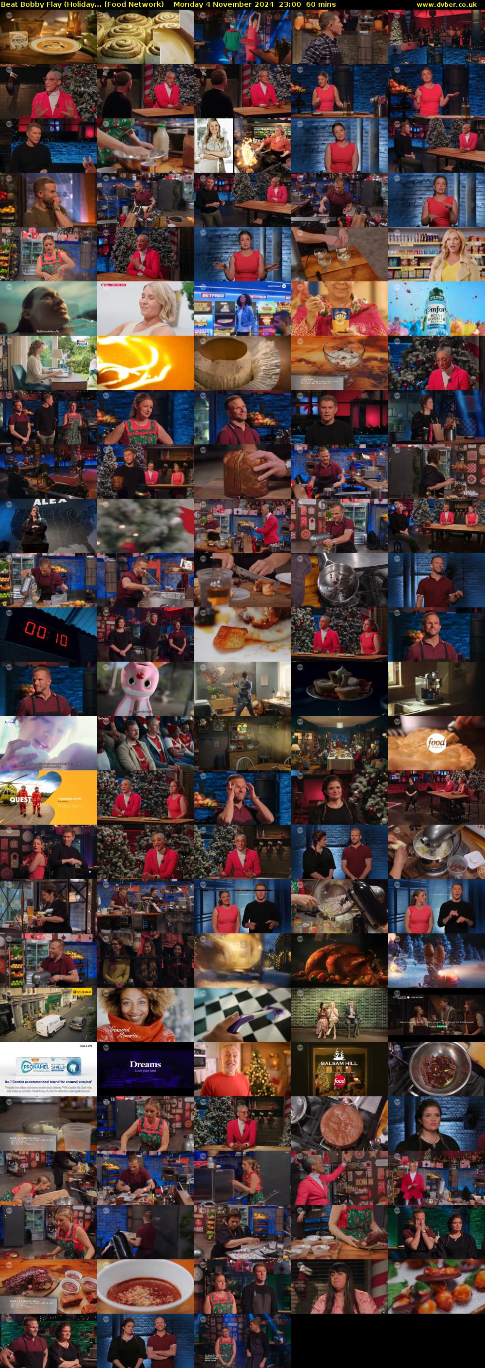 Beat Bobby Flay (Holiday... (Food Network) Monday 4 November 2024 23:00 - 00:00