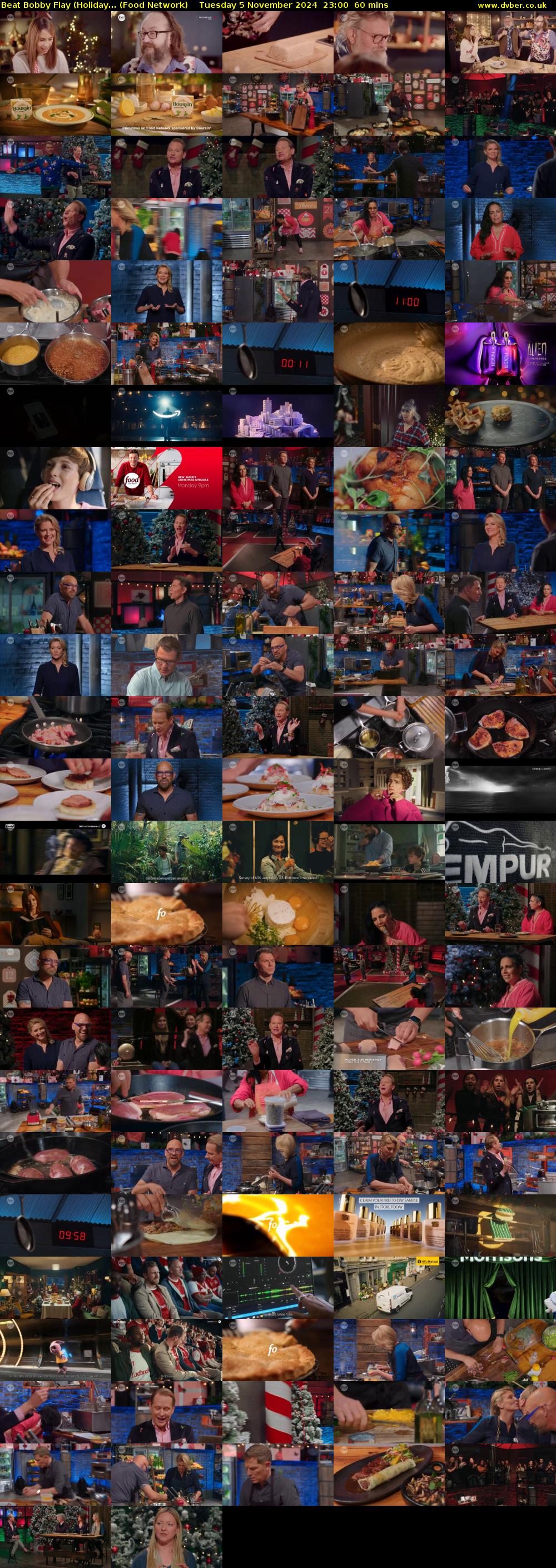 Beat Bobby Flay (Holiday... (Food Network) Tuesday 5 November 2024 23:00 - 00:00