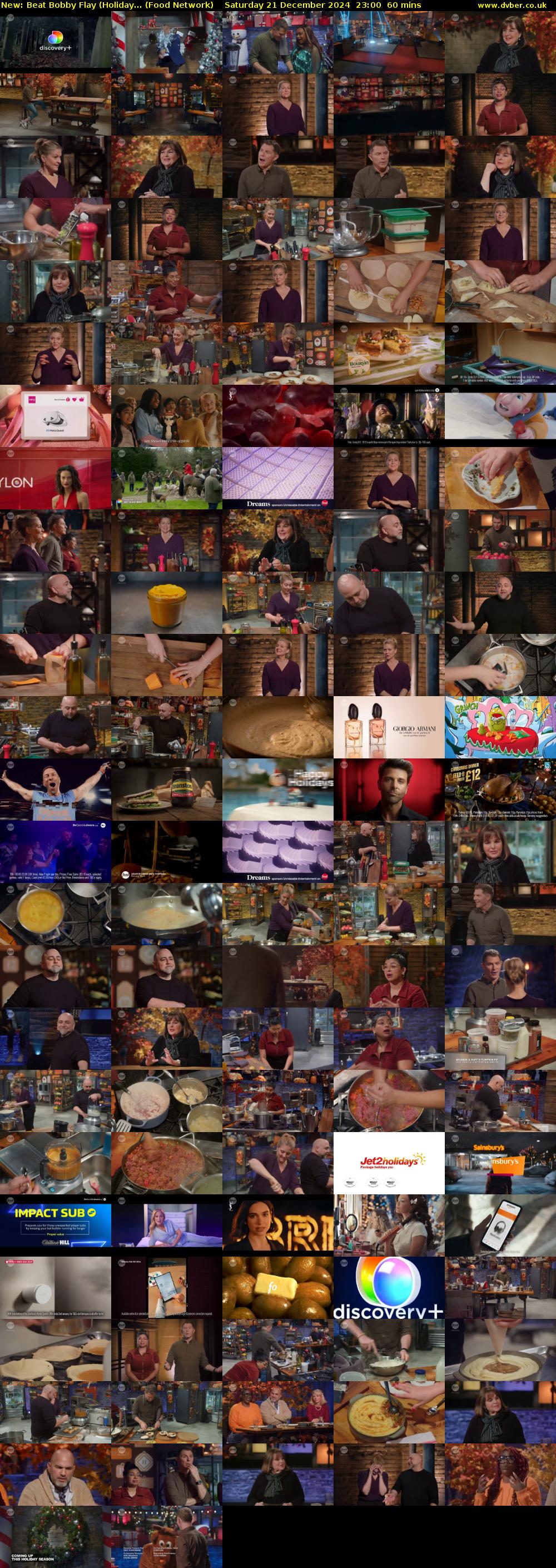 Beat Bobby Flay (Holiday... (Food Network) Saturday 21 December 2024 23:00 - 00:00