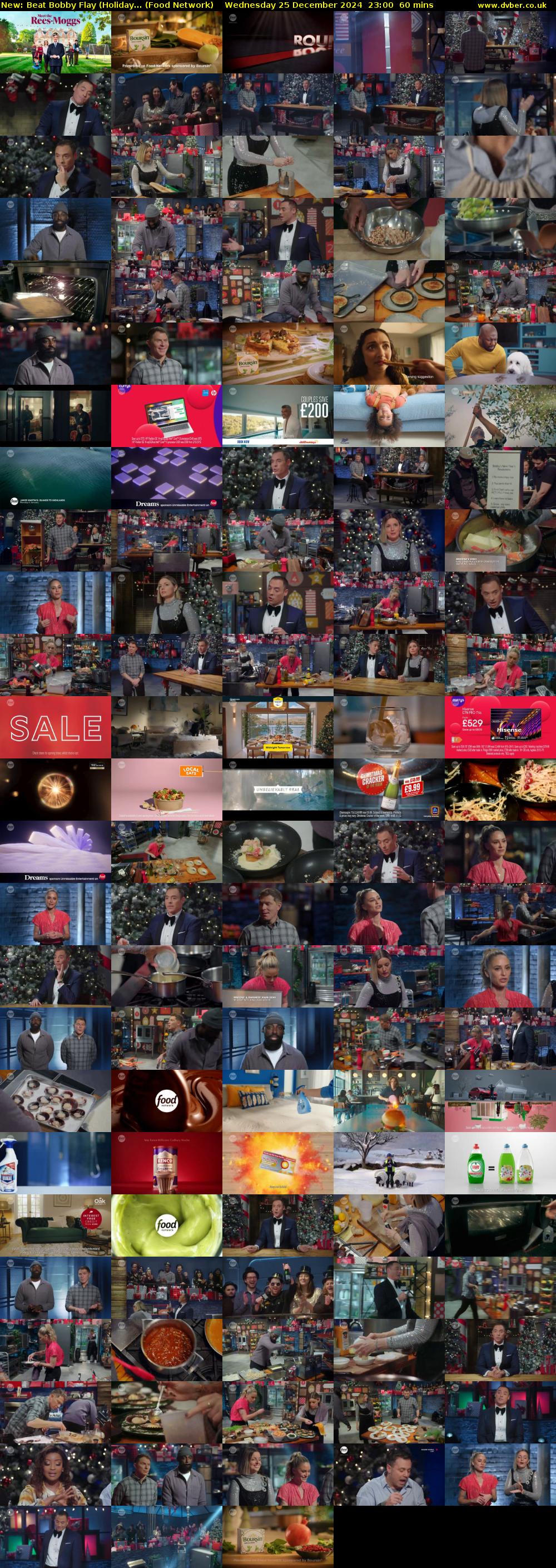 Beat Bobby Flay (Holiday... (Food Network) Wednesday 25 December 2024 23:00 - 00:00