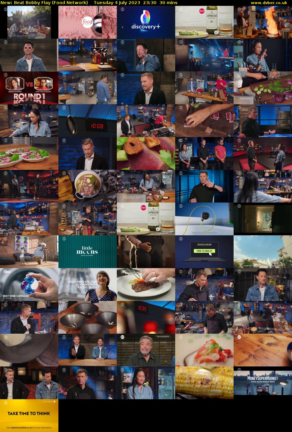 Beat Bobby Flay (Food Network) Tuesday 4 July 2023 23:30 - 00:00