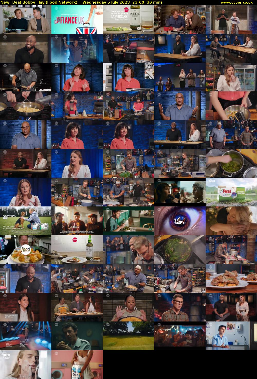 Beat Bobby Flay (Food Network) Wednesday 5 July 2023 23:00 - 23:30