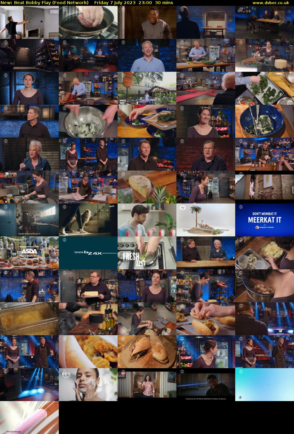 Beat Bobby Flay (Food Network) Friday 7 July 2023 23:00 - 23:30