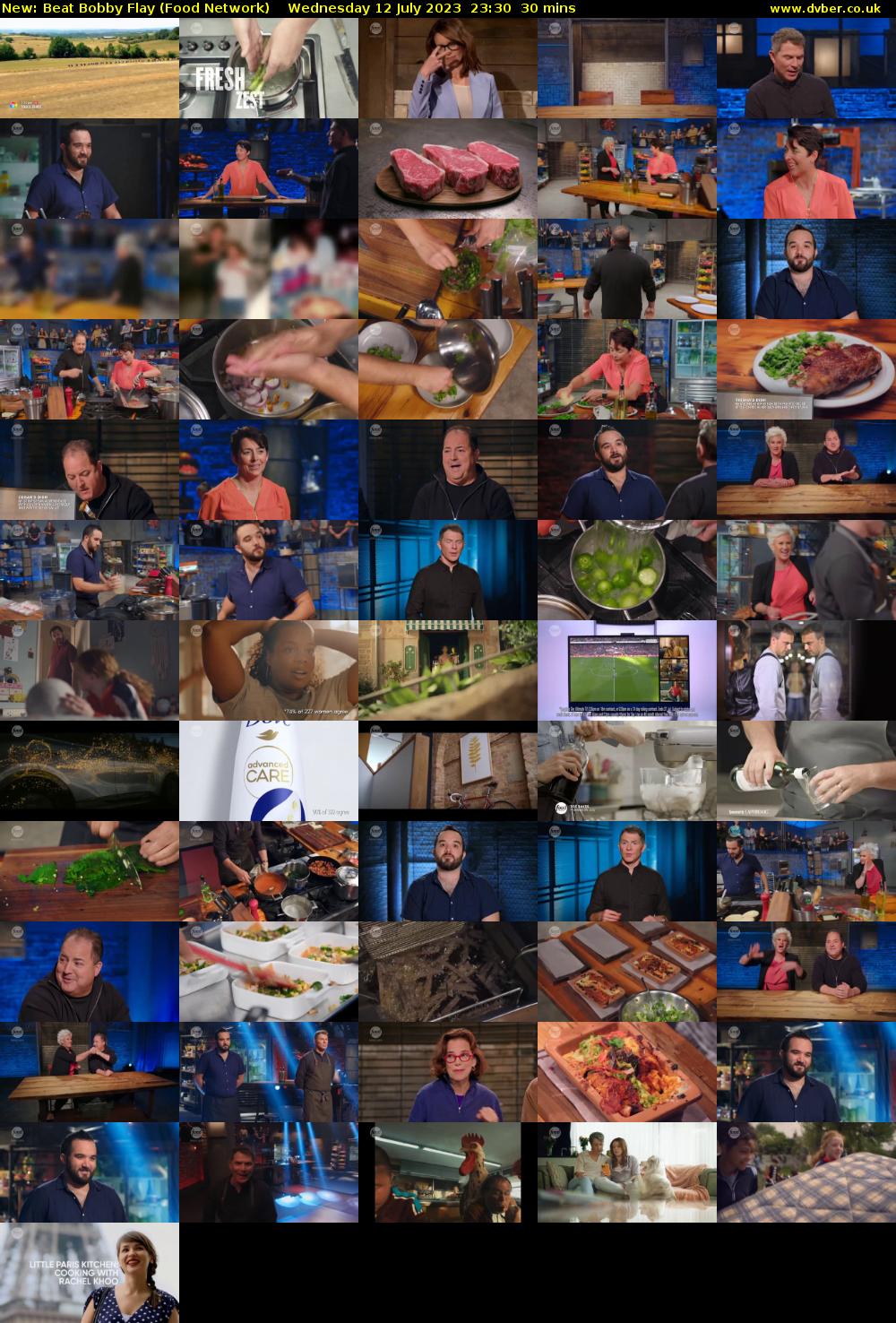 Beat Bobby Flay (Food Network) Wednesday 12 July 2023 23:30 - 00:00