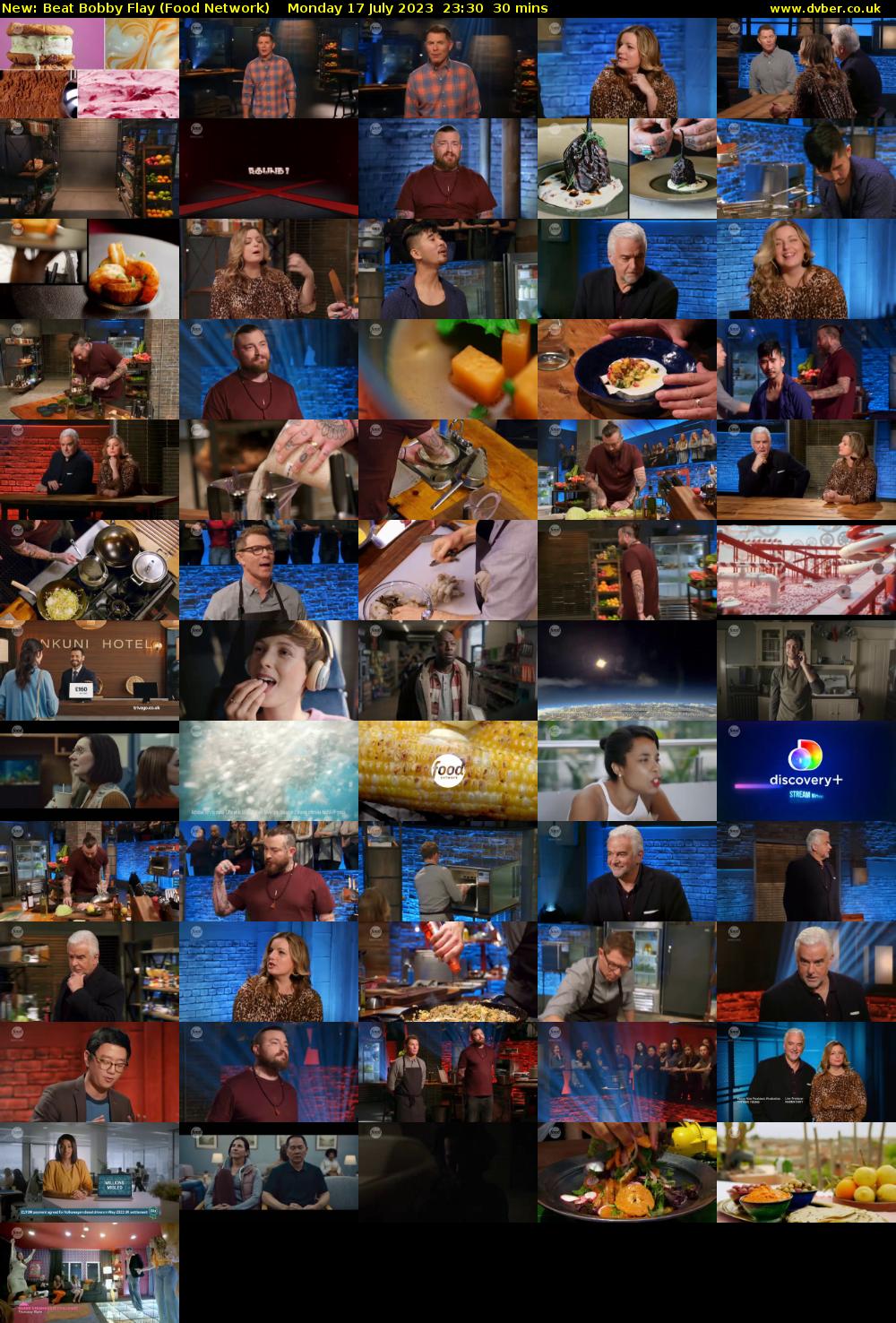 Beat Bobby Flay (Food Network) Monday 17 July 2023 23:30 - 00:00