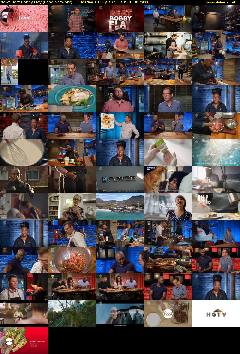 Beat Bobby Flay (Food Network) Tuesday 18 July 2023 23:30 - 00:00